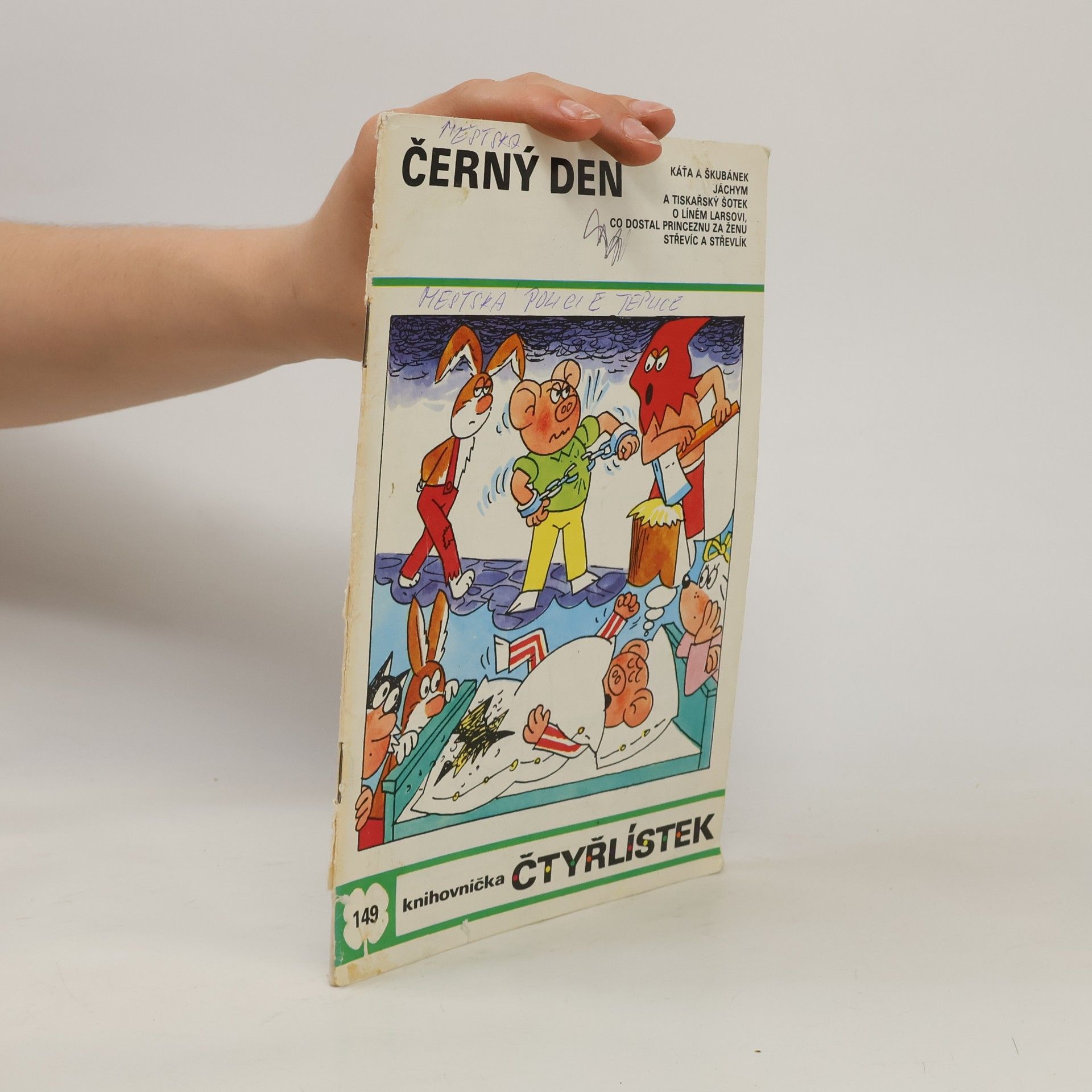 Ljuba Štíplová Čtyřlístek 149. Černý den