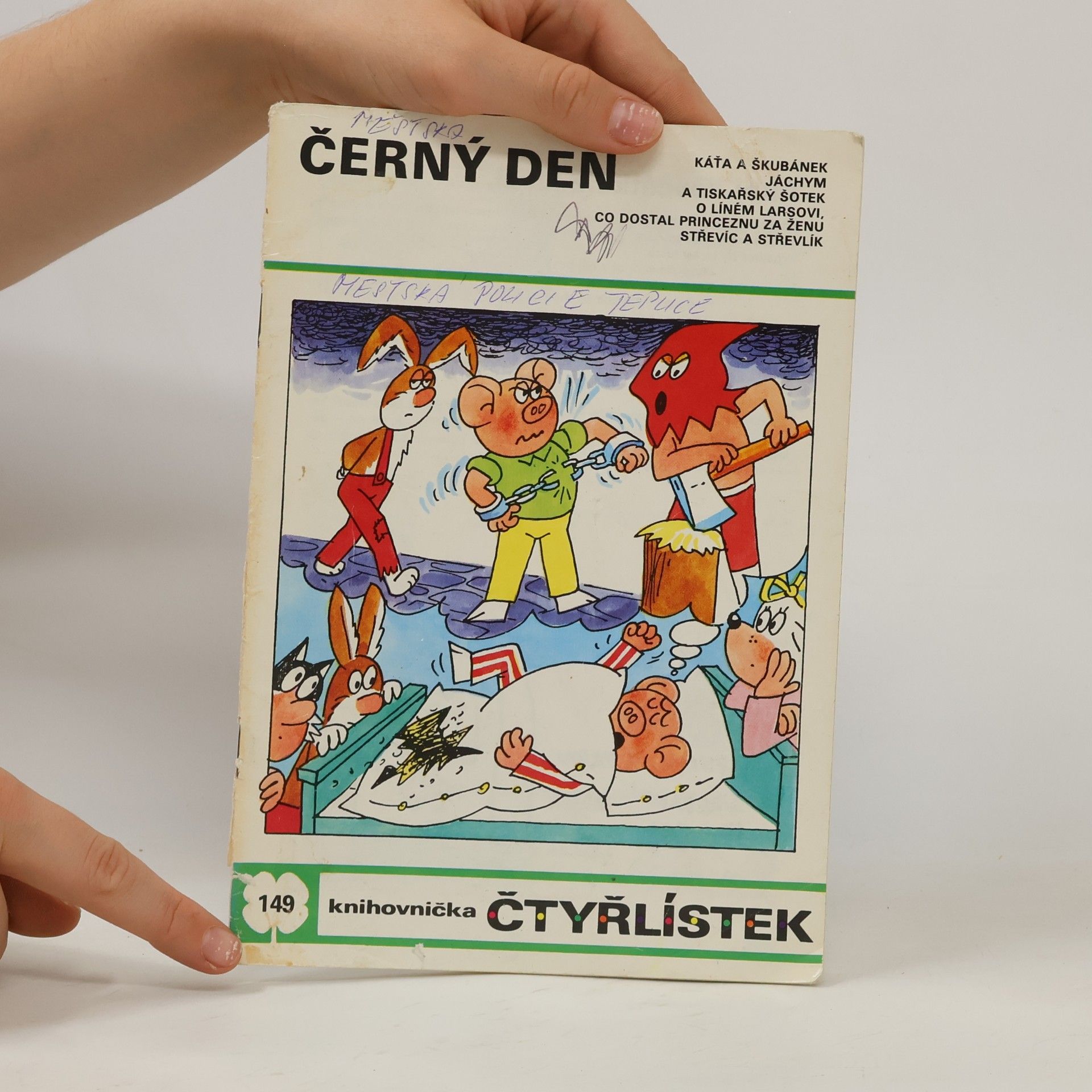 Ljuba Štíplová Čtyřlístek 149. Černý den