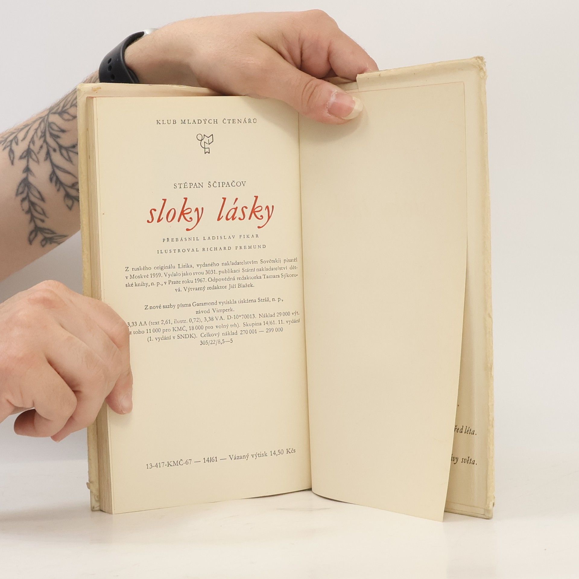 Stěpan Ščipačov Sloky lásky
