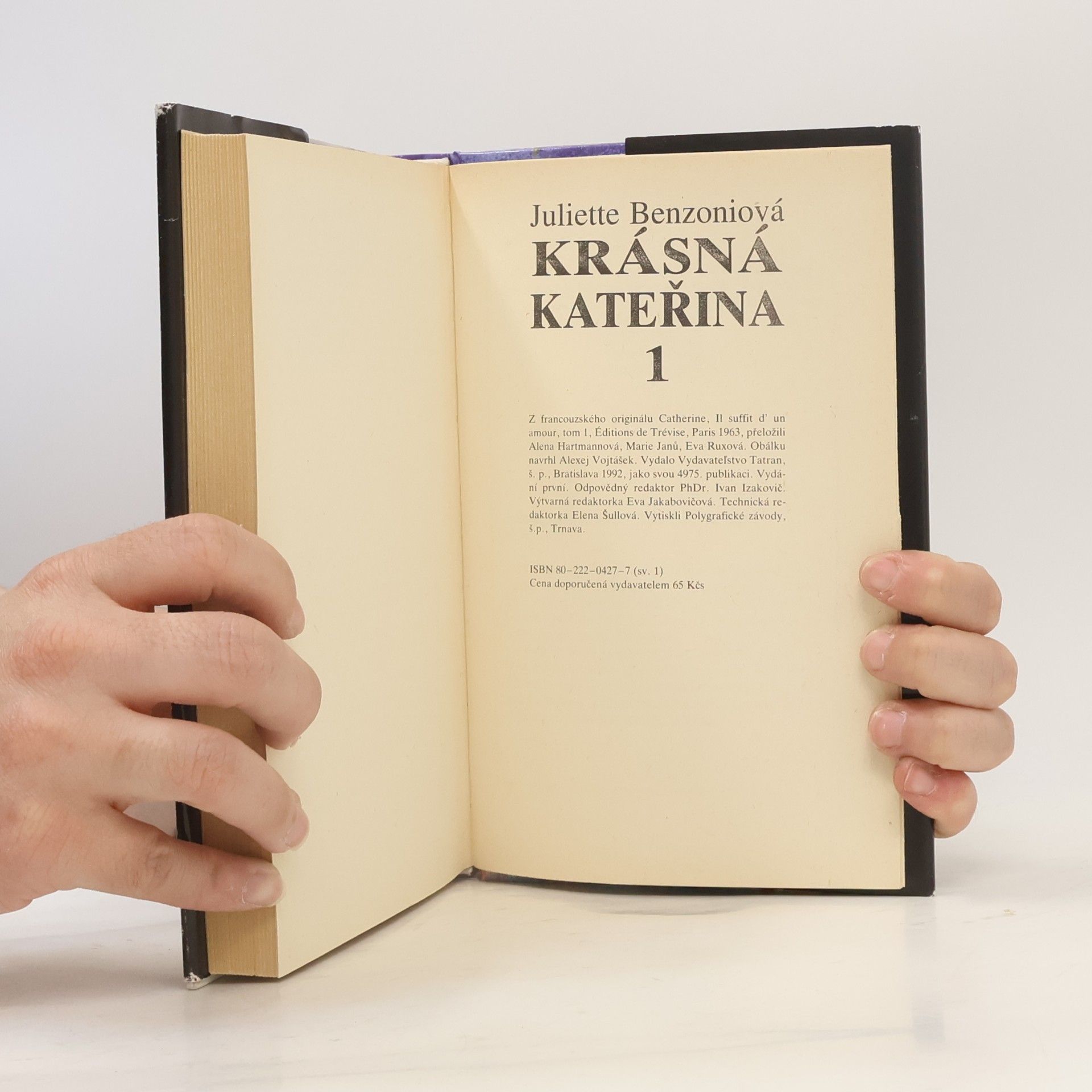 Juliette Benzoni Krásná Kateřina 1. Jediná láska