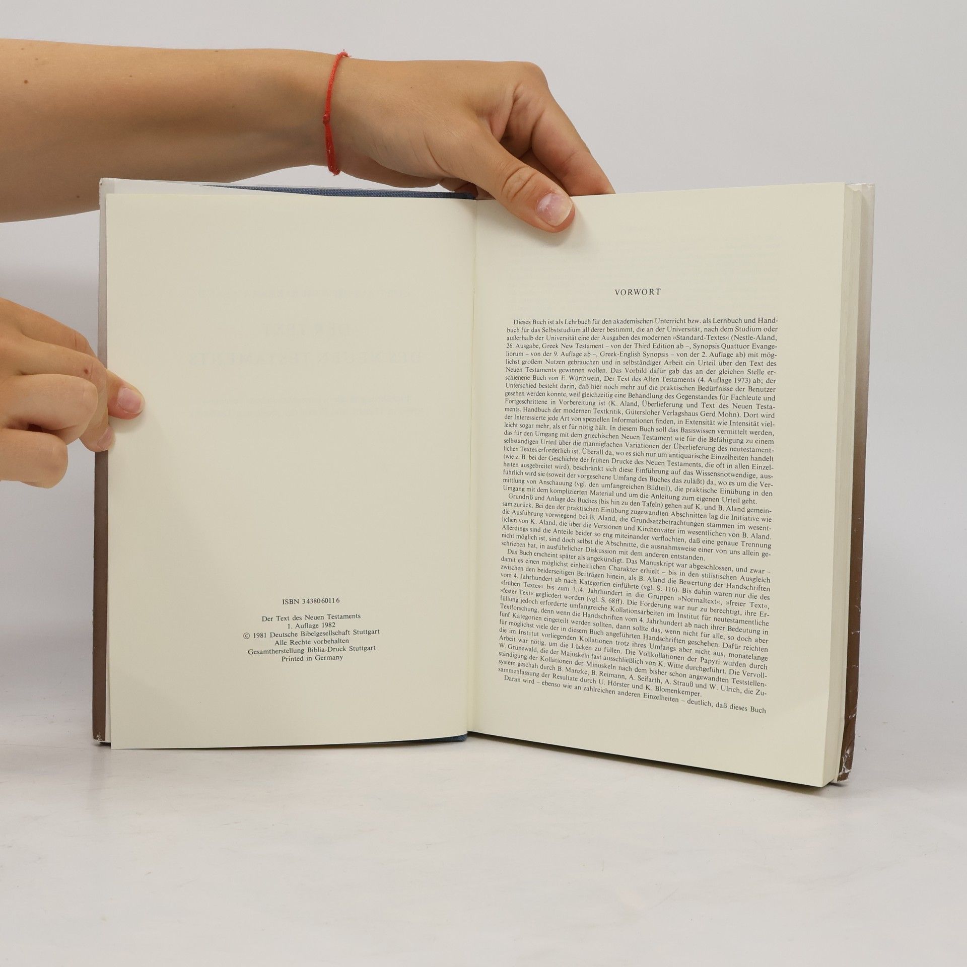 Barbara Aland Der Text des Neuen Testaments
