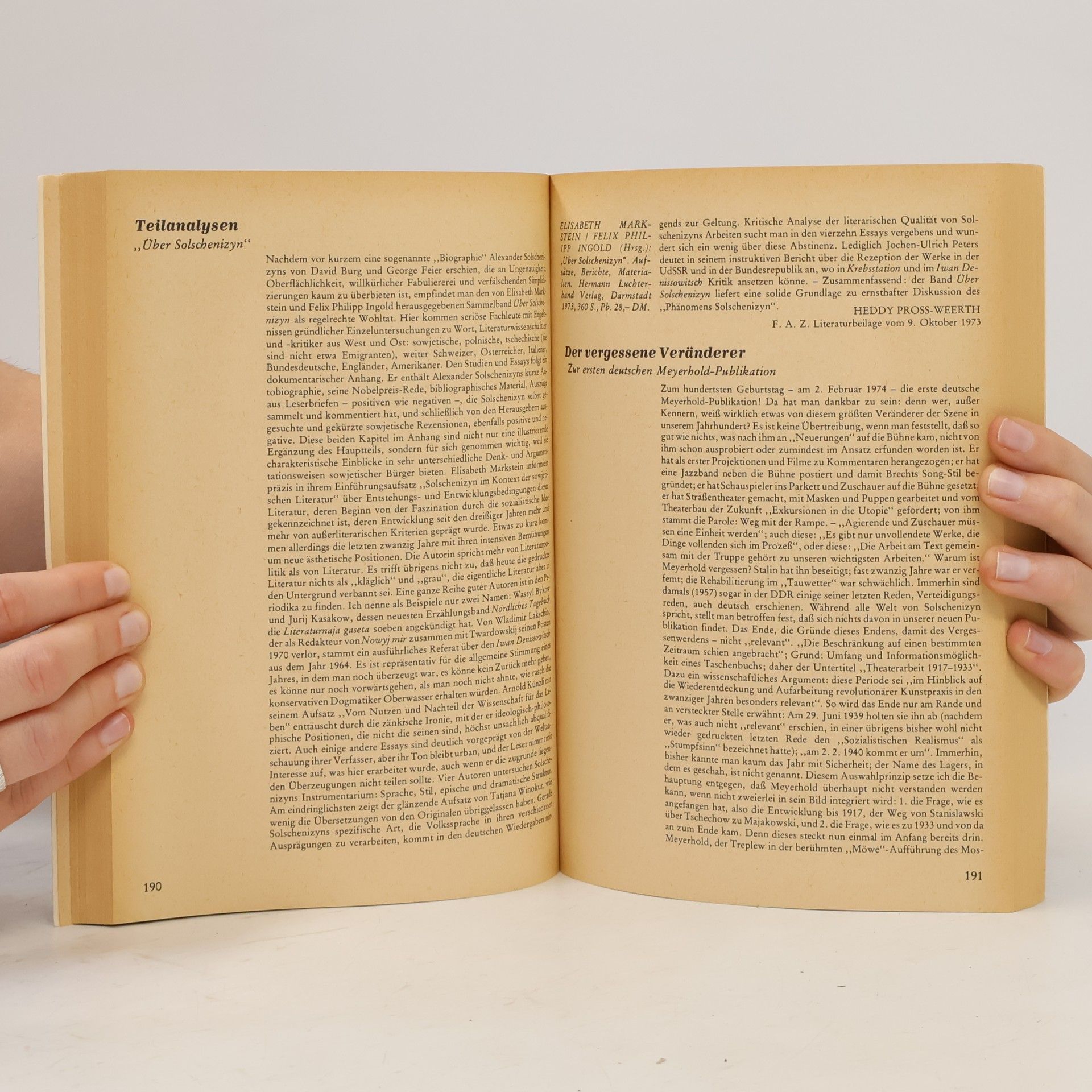 Autorenkollektiv Ein Bücher-Tagebuch 1974