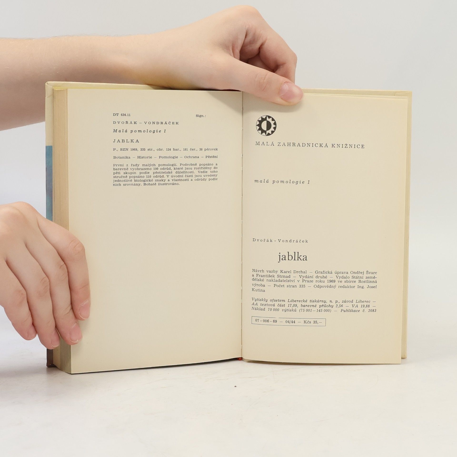 Collectif d'auteurs Malá pomologie 1. Jablka