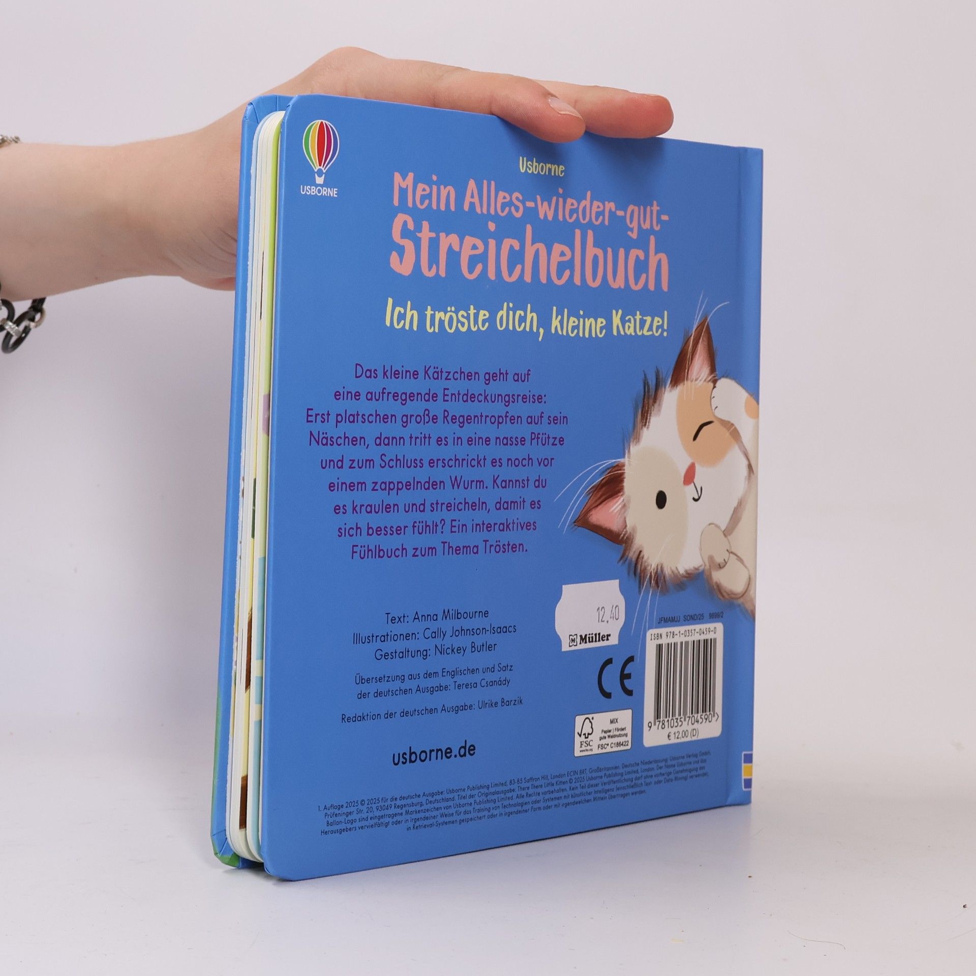 Anna Milbourne Mein Alles-wieder-gut-Streichelbuch: Ich tröste dich, kleine Katze!