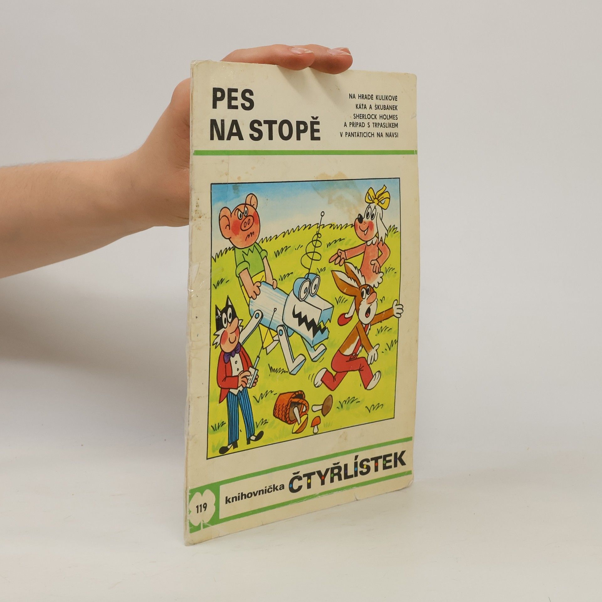 Ljuba Štíplová Čtyřlístek 119. Pes na stopě