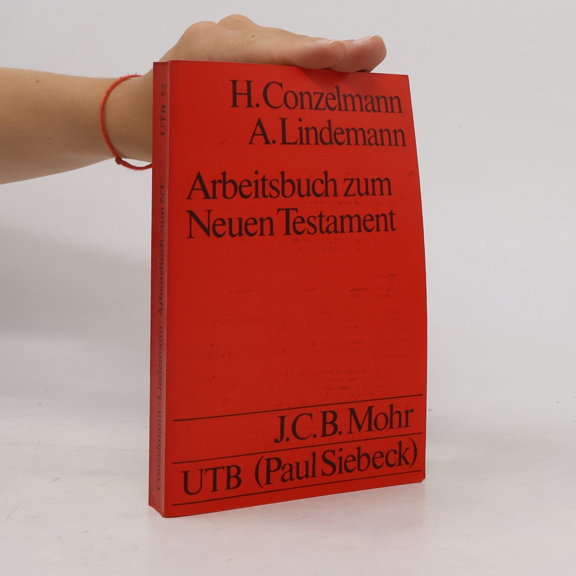 Andreas Lindemann Arbeitsbuch zum Neuen Testament