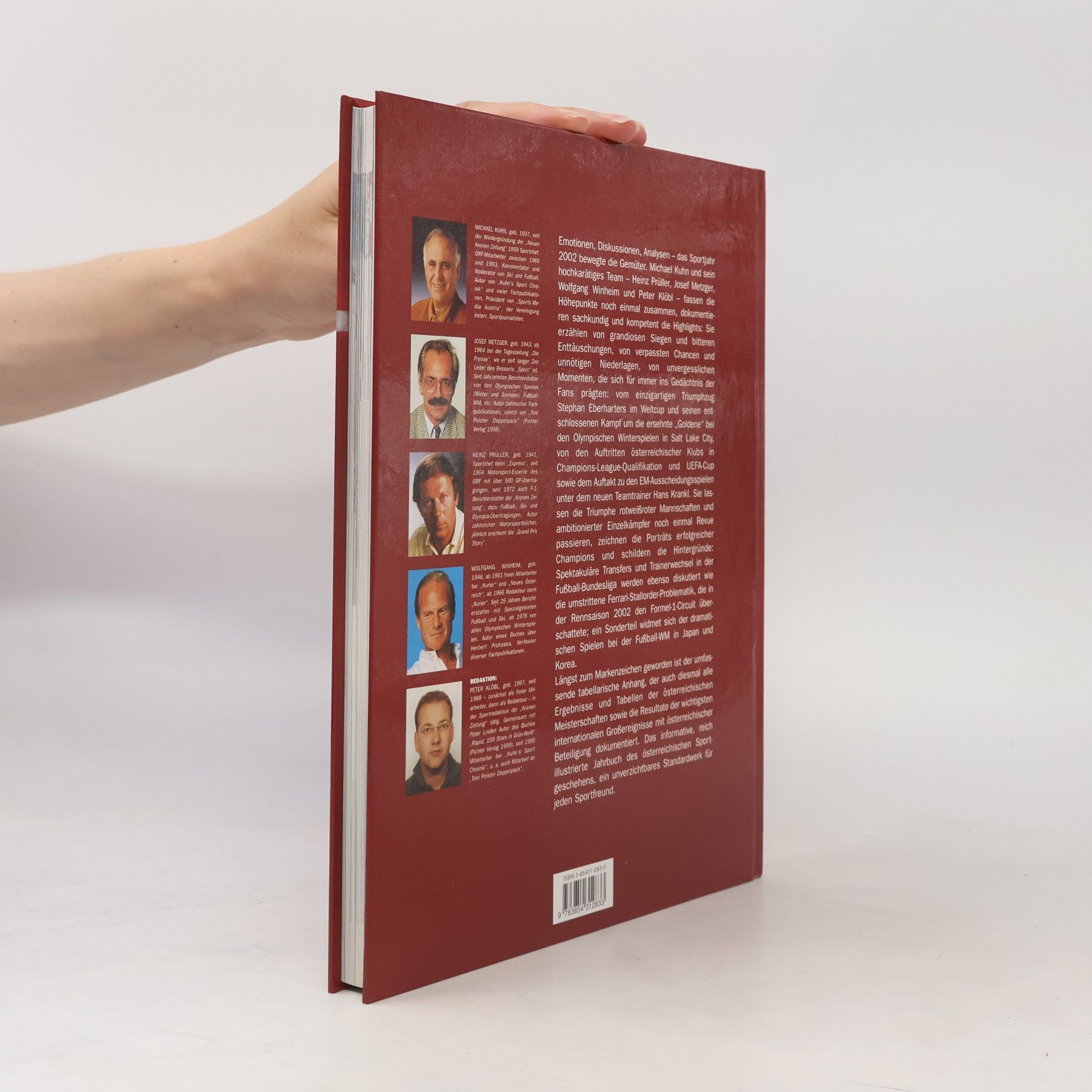 Josef Metzger Kuhn's Sport Chronik 2002: Das offizielle Jahrbuch der Österreichischen Sporthilfe