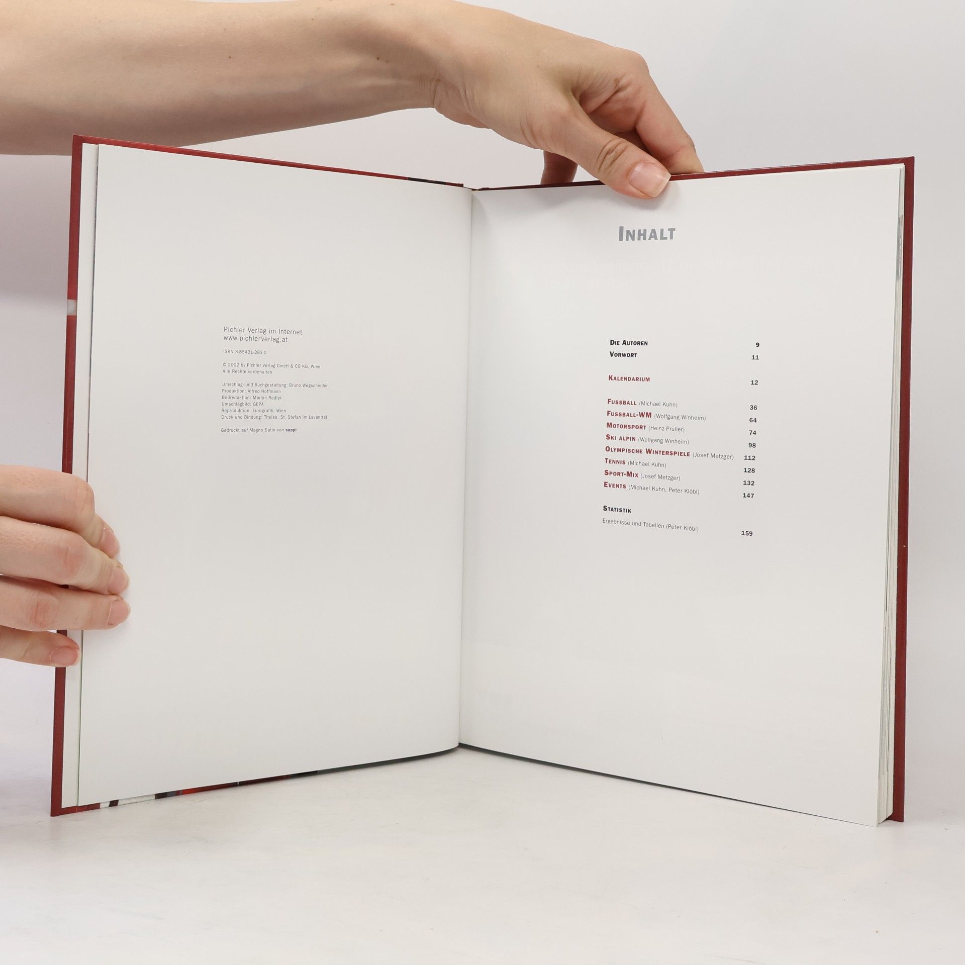 Josef Metzger Kuhn's Sport Chronik 2002: Das offizielle Jahrbuch der Österreichischen Sporthilfe