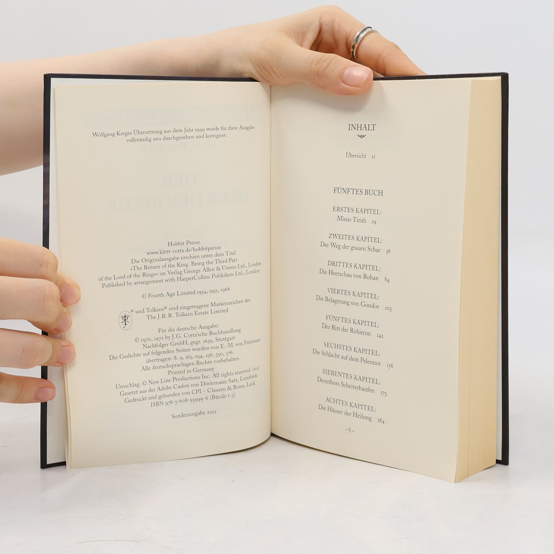 J. R. R. Tolkien Der Herr der Ringe 3. Die Wiederkehr des Königs