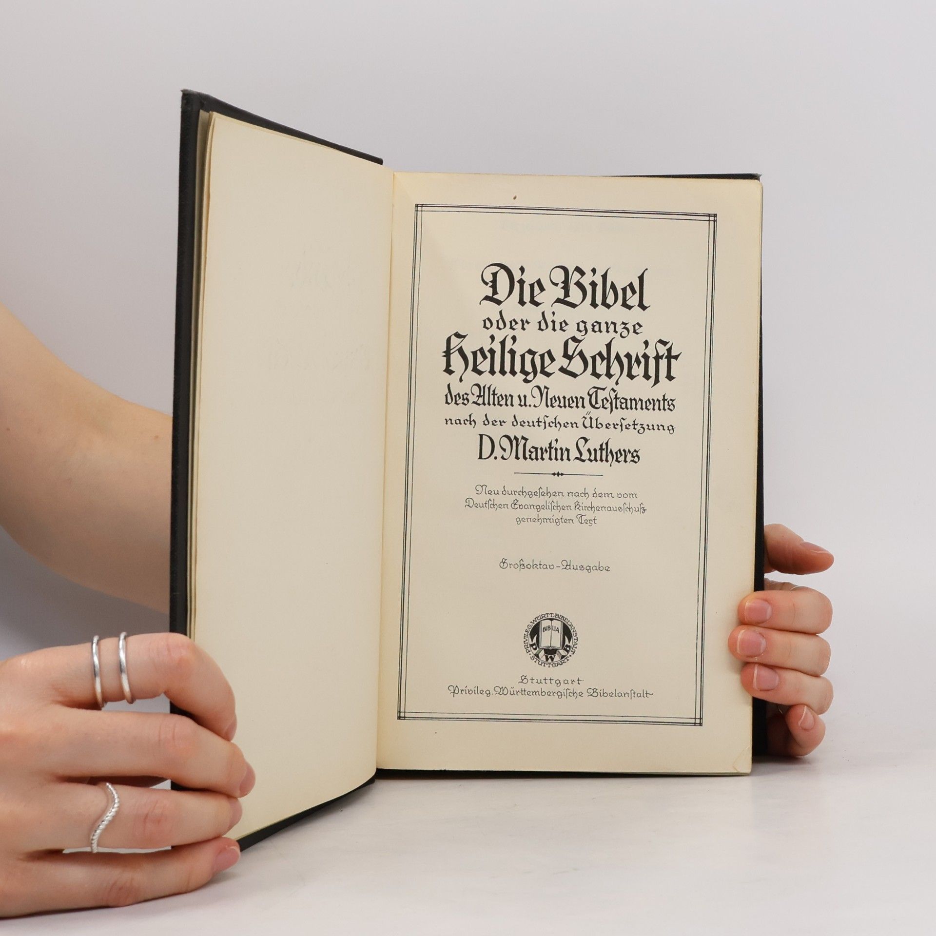 Martin Luther Die heilige Schrift