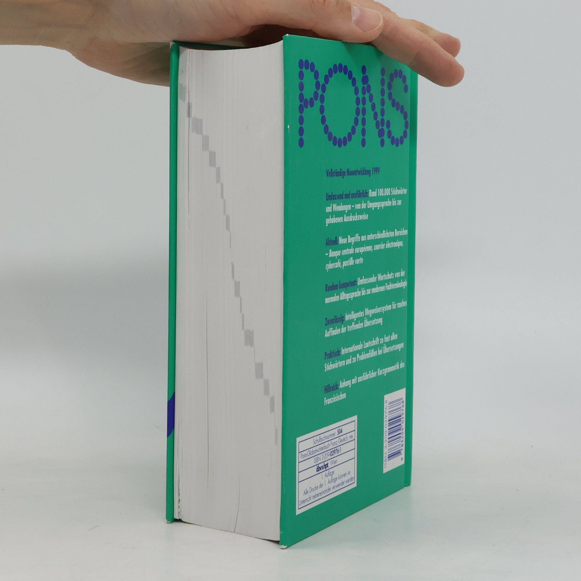 Autorenkollektiv PONS: Wörterbuch für Schule Und Studium: Teil 1 Französisch-Deutsch
