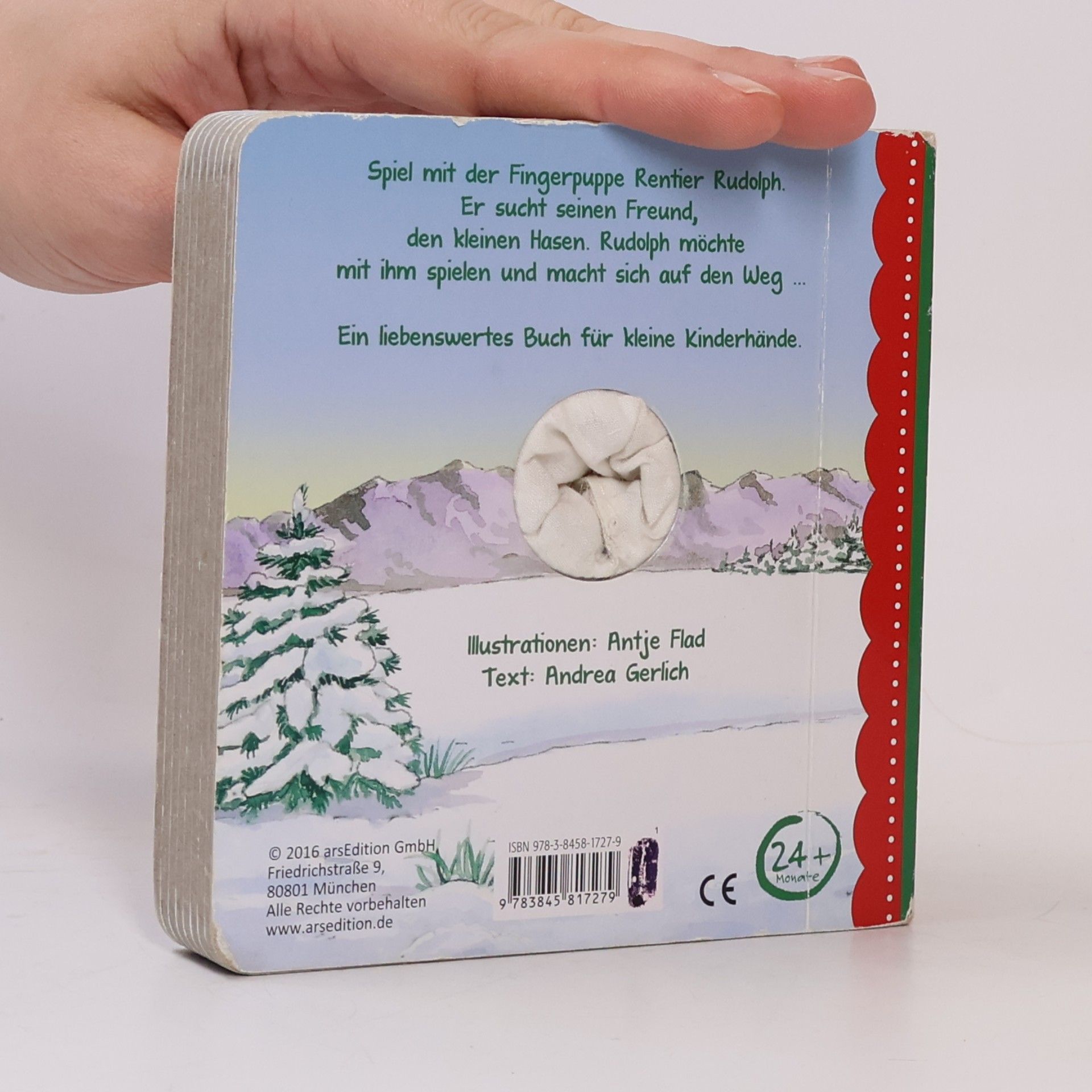 Antje Flad Mein Fingerpuppenbuch - Rentier Rudolph