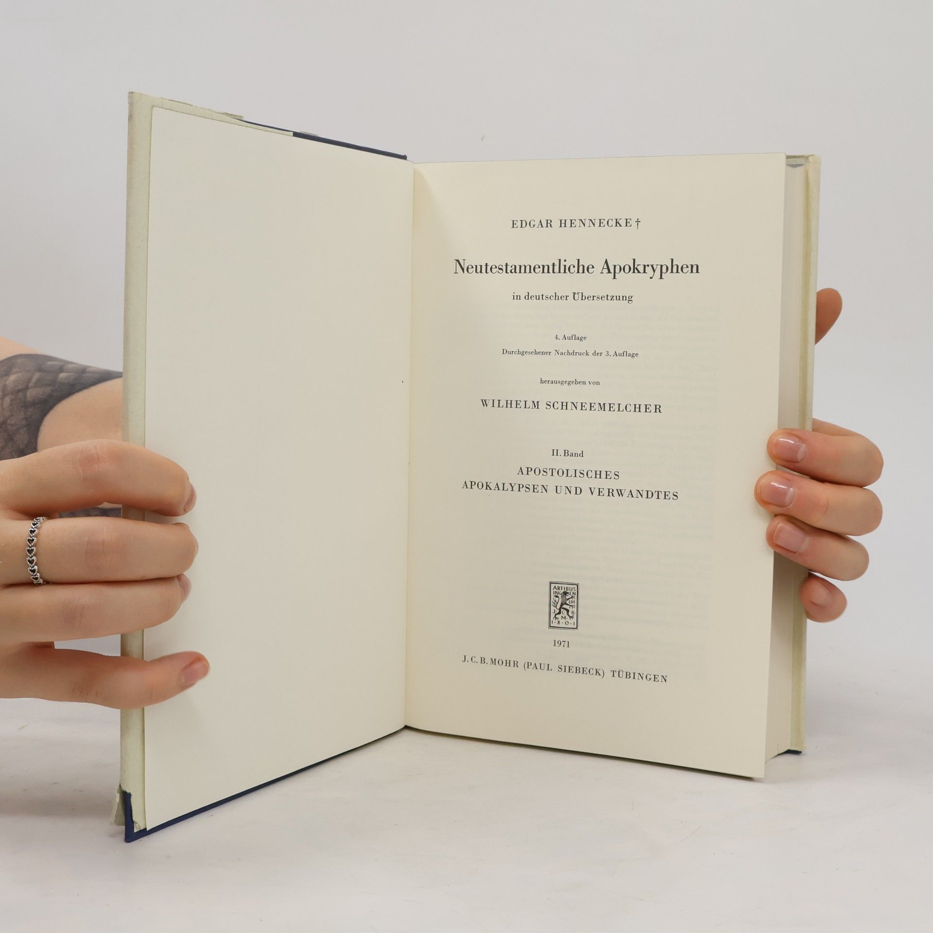 Wilhelm Schneemelcher Neutestamentliche Apokryphen II.