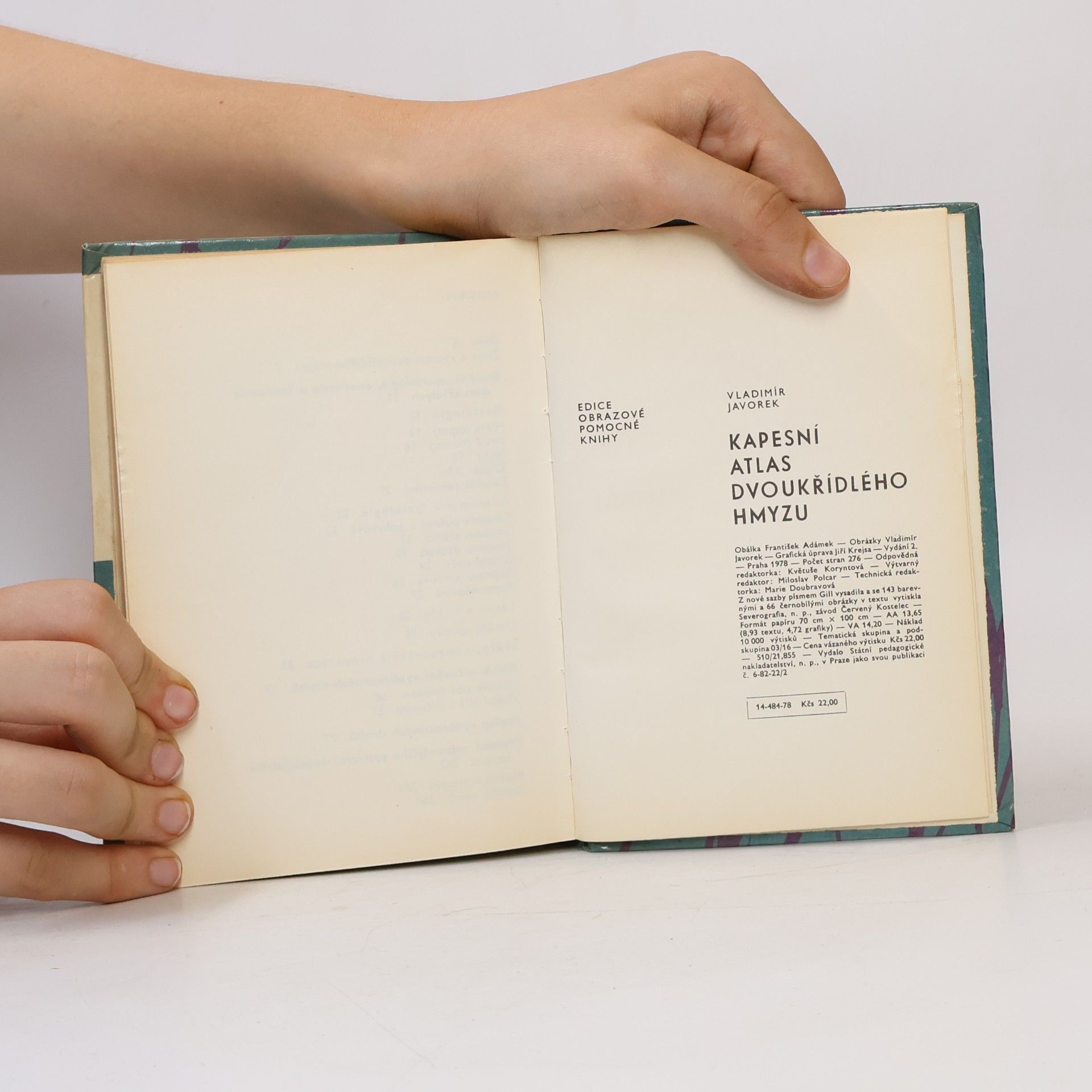 Vladimír Javorek Kapesní atlas dvoukřídlého hmyzu