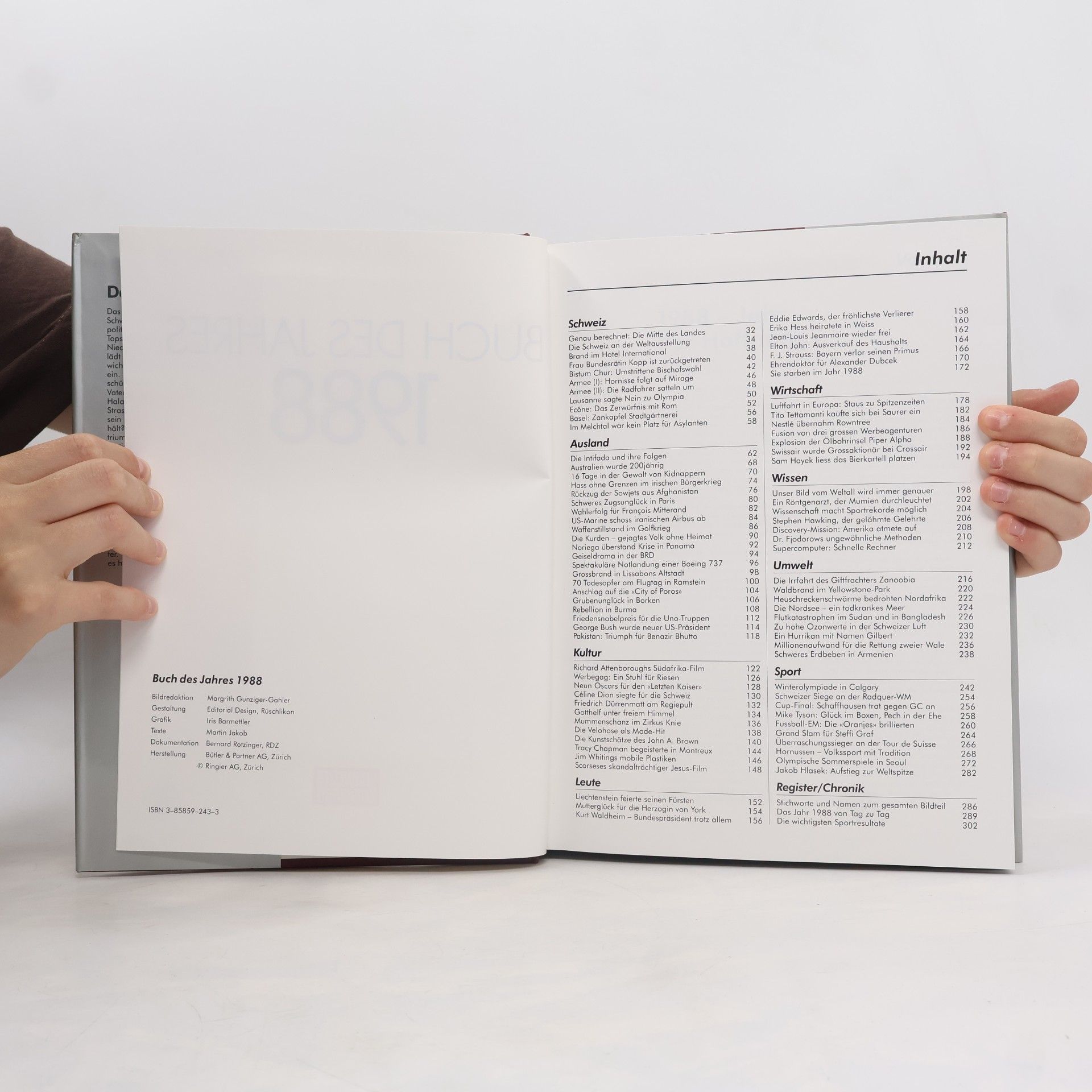 Various authors Buch des Jahres 1988