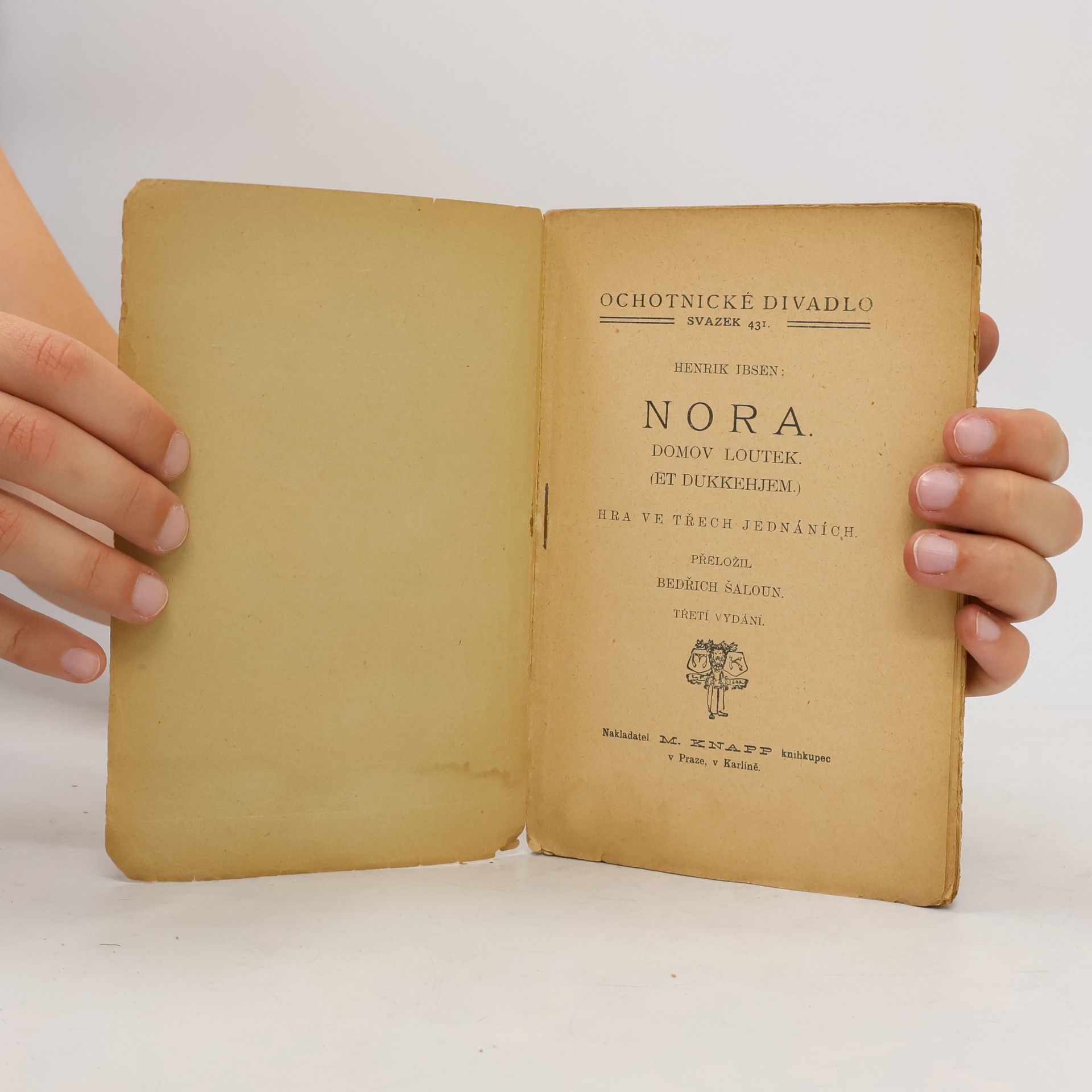 Henrik Ibsen Nora. Domov loutek