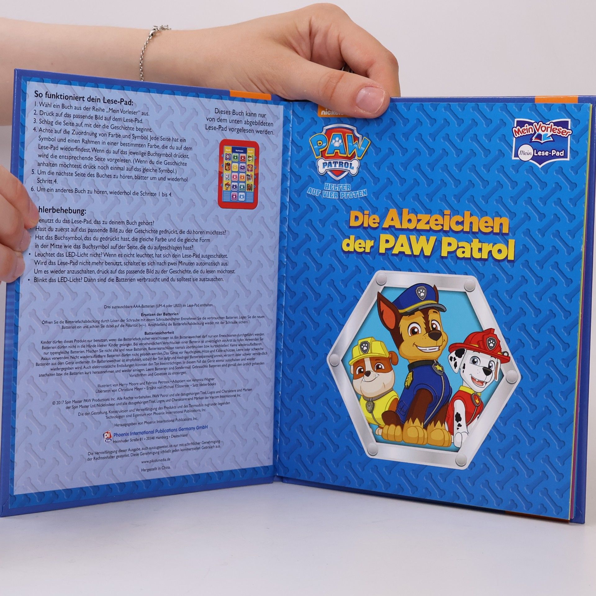 Various authors Die Abzeichen der Paw Patrol
