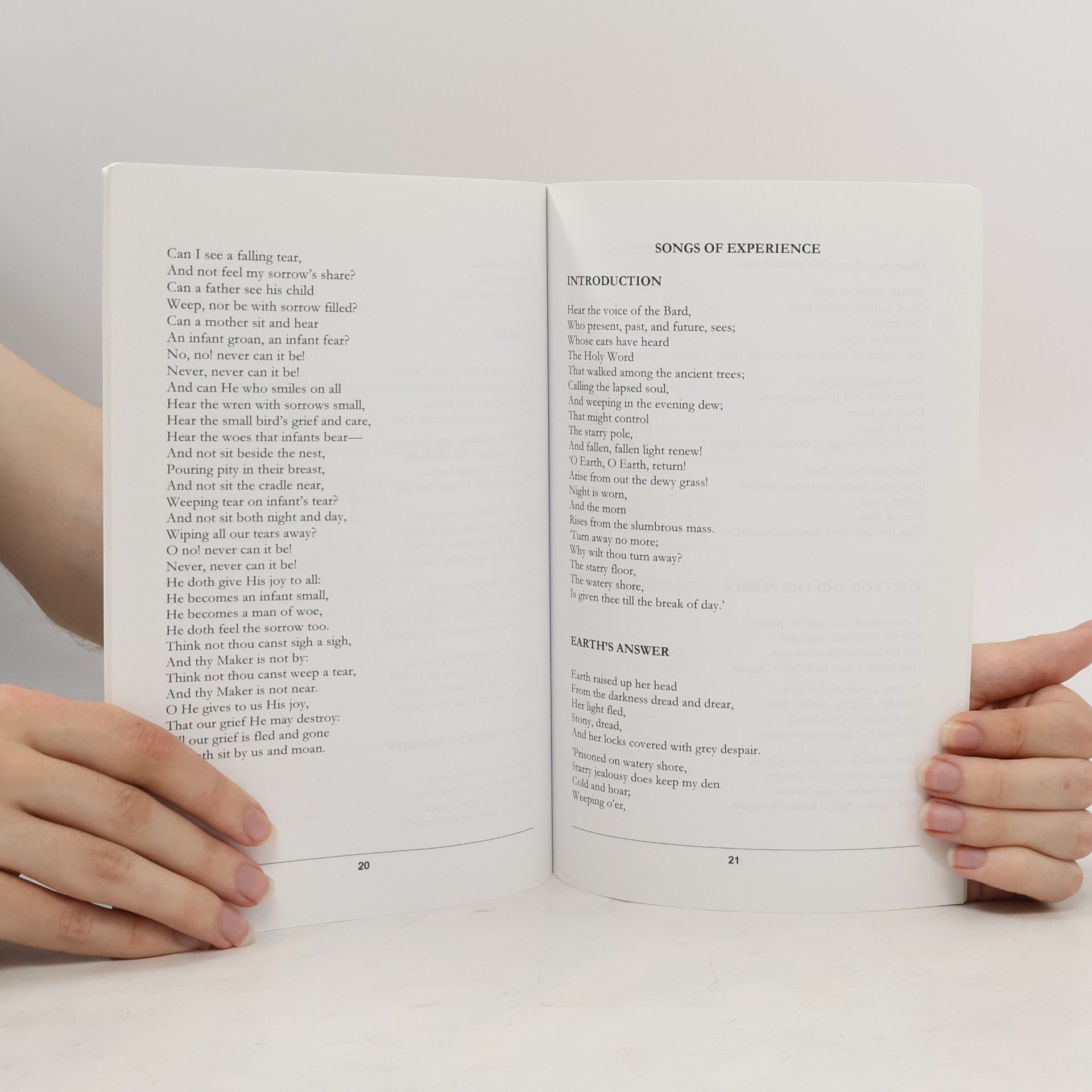William Blake Songs of Innocence and of Experience