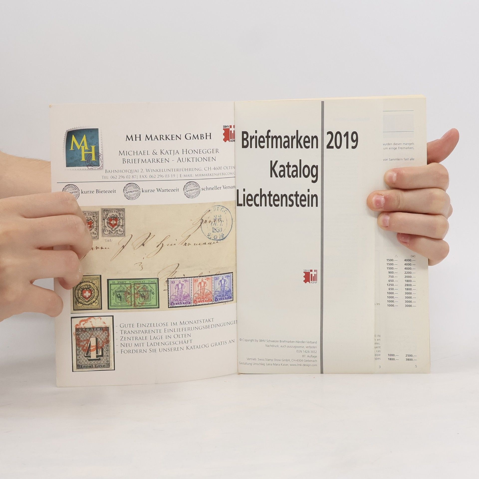 Autorenkollektiv Briefmarken Katalog Liechtenstein 2019