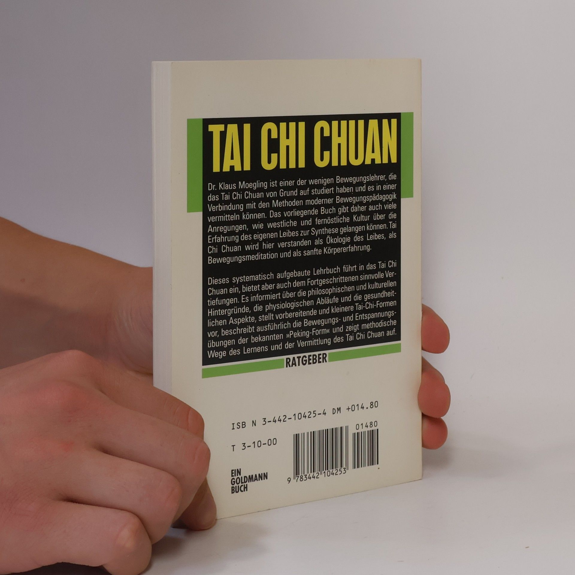 Klaus Moegling Die chinesische Bewegungsmeditation Tai-chi-chuan