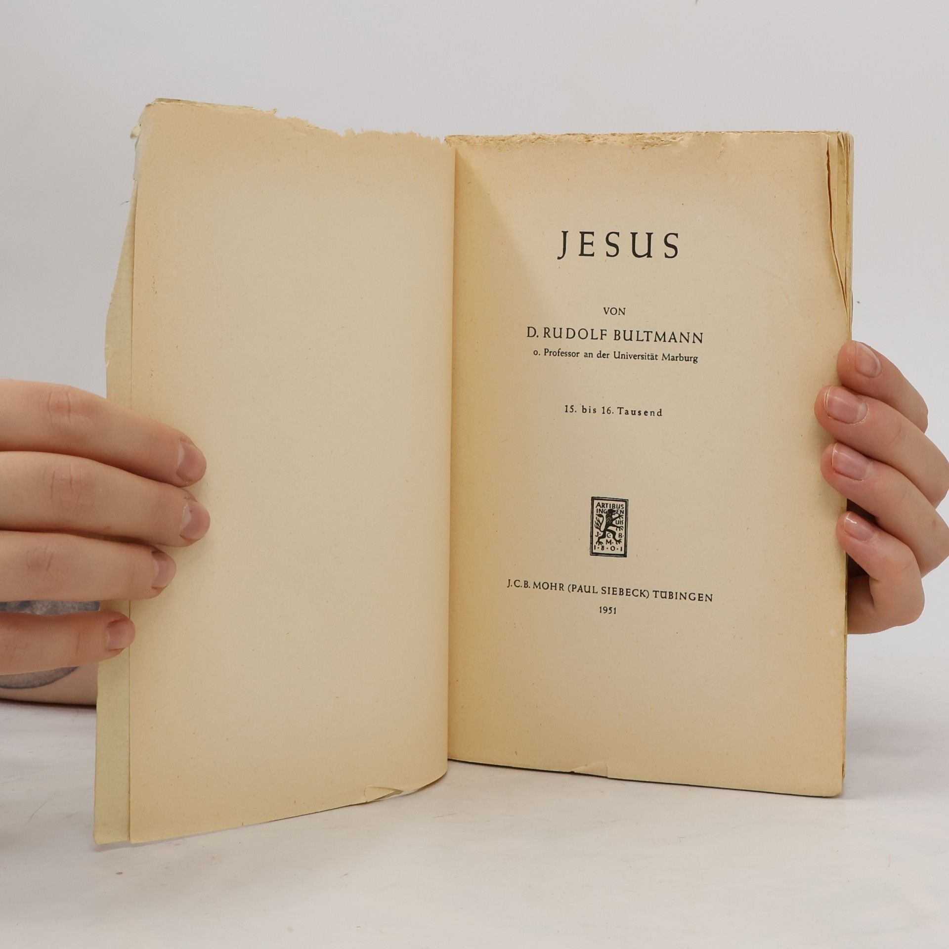 Rudolf Bultmann Jesus Christ and Mythology