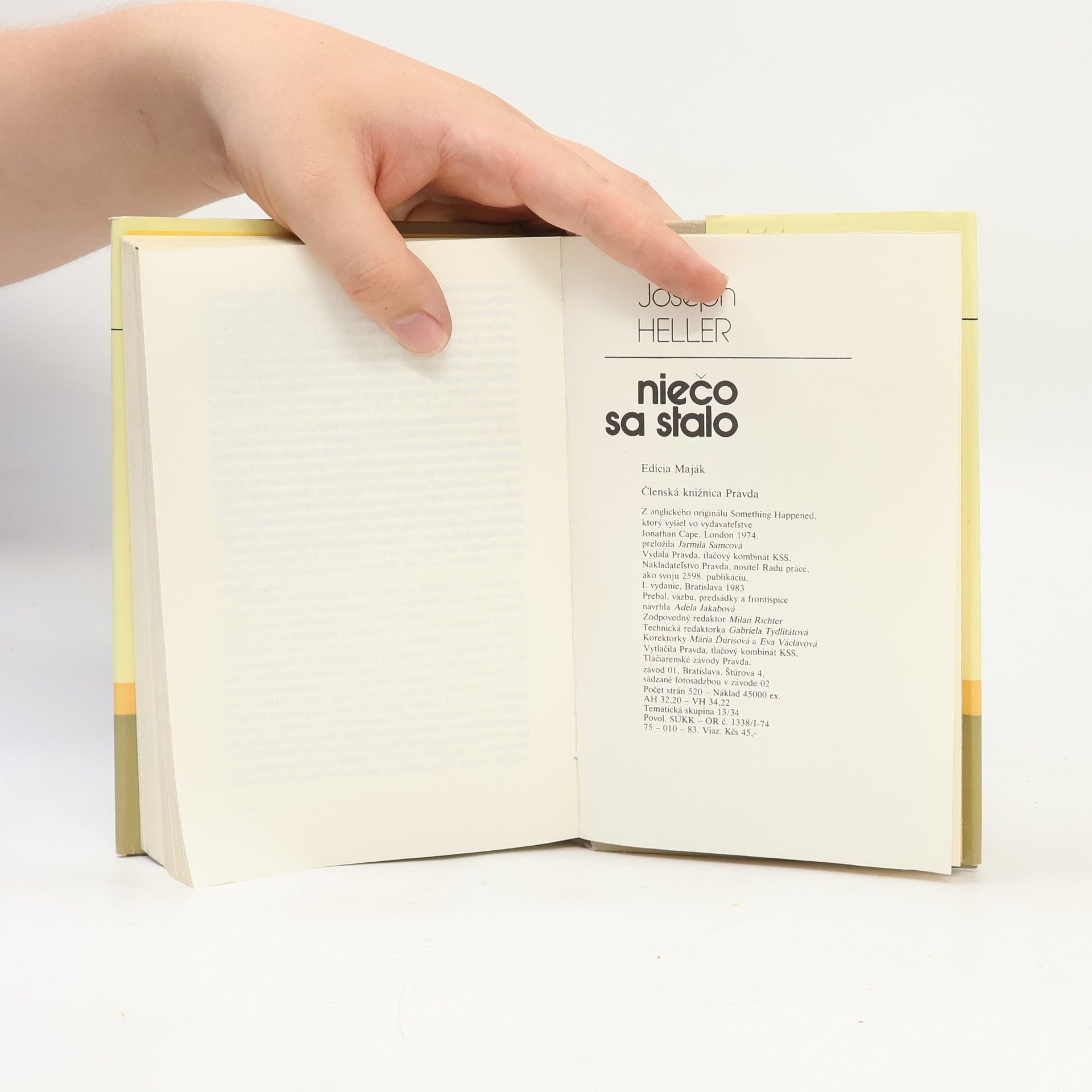 Joseph Heller Niečo sa stalo