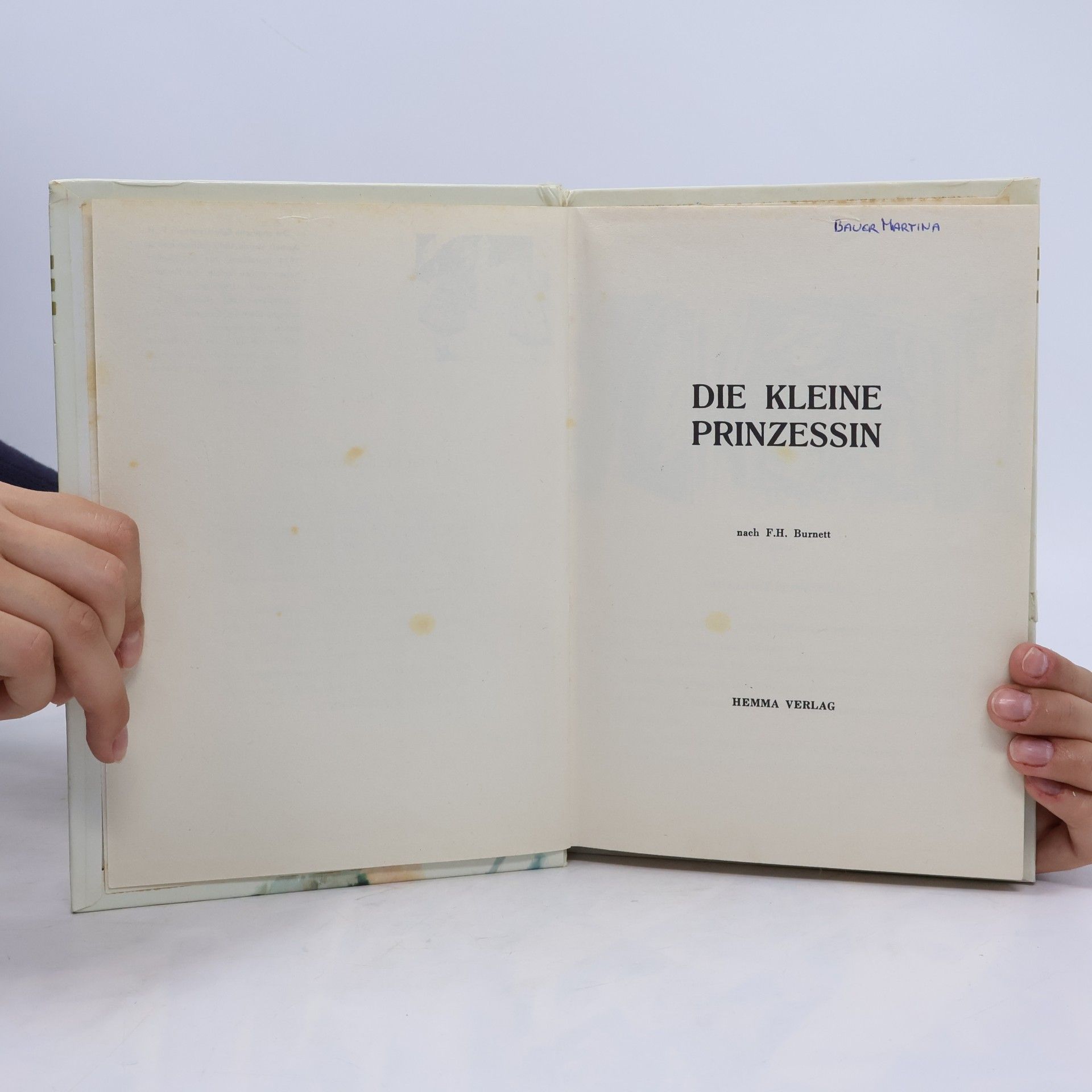 Frances Hodgson Burnett Sara, die kleine Prinzessin