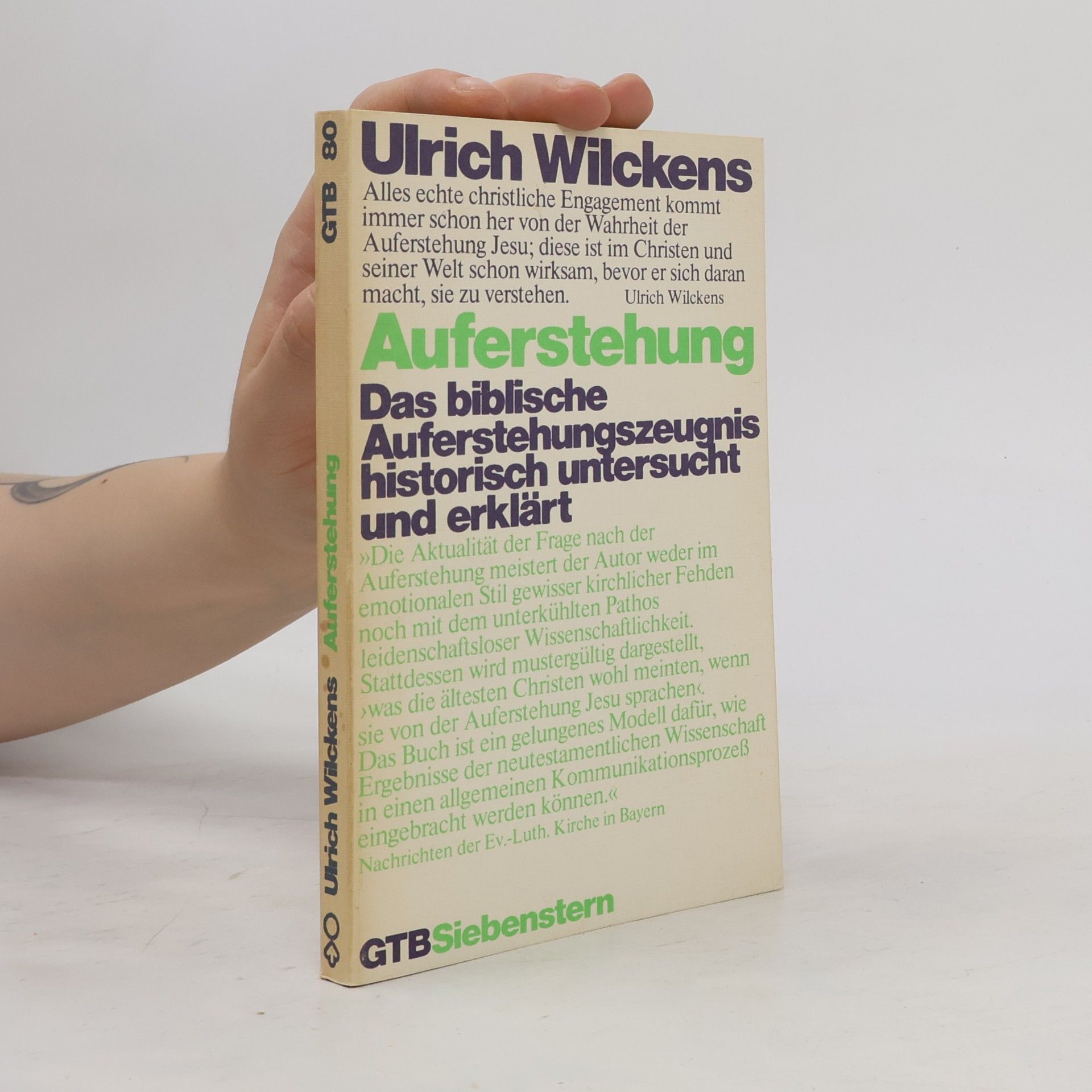Ulrich Wilckens Auferstehung