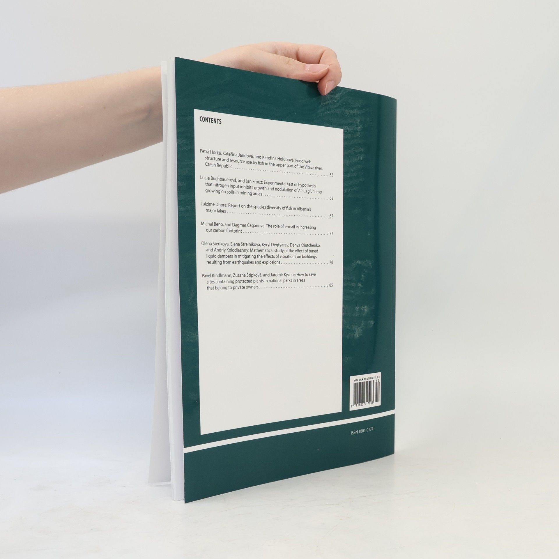 Autorenkollektiv European Journal of Environmental Sciences 1/2024