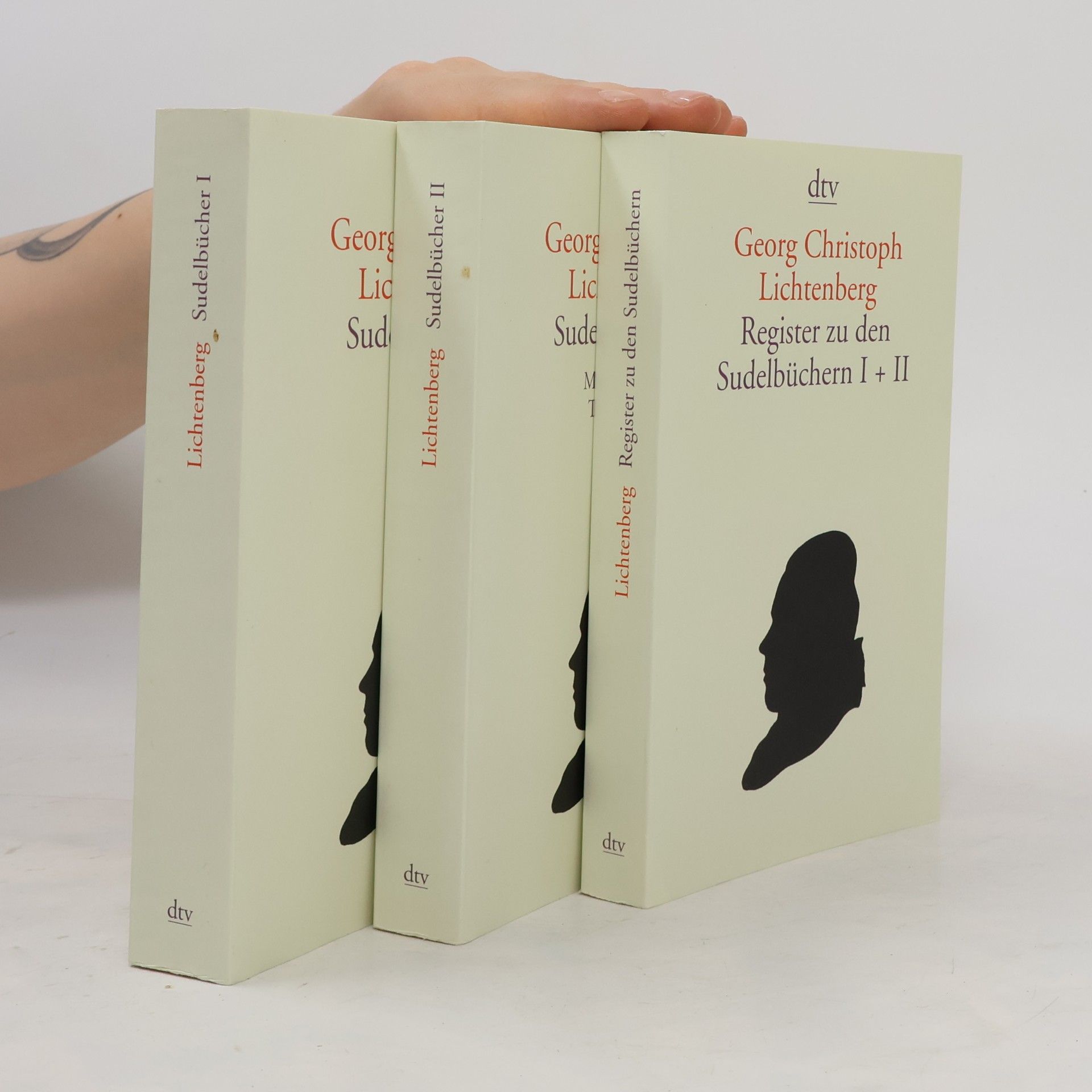Georg Christoph Lichtenberg Sudelbücher, 3 Bände