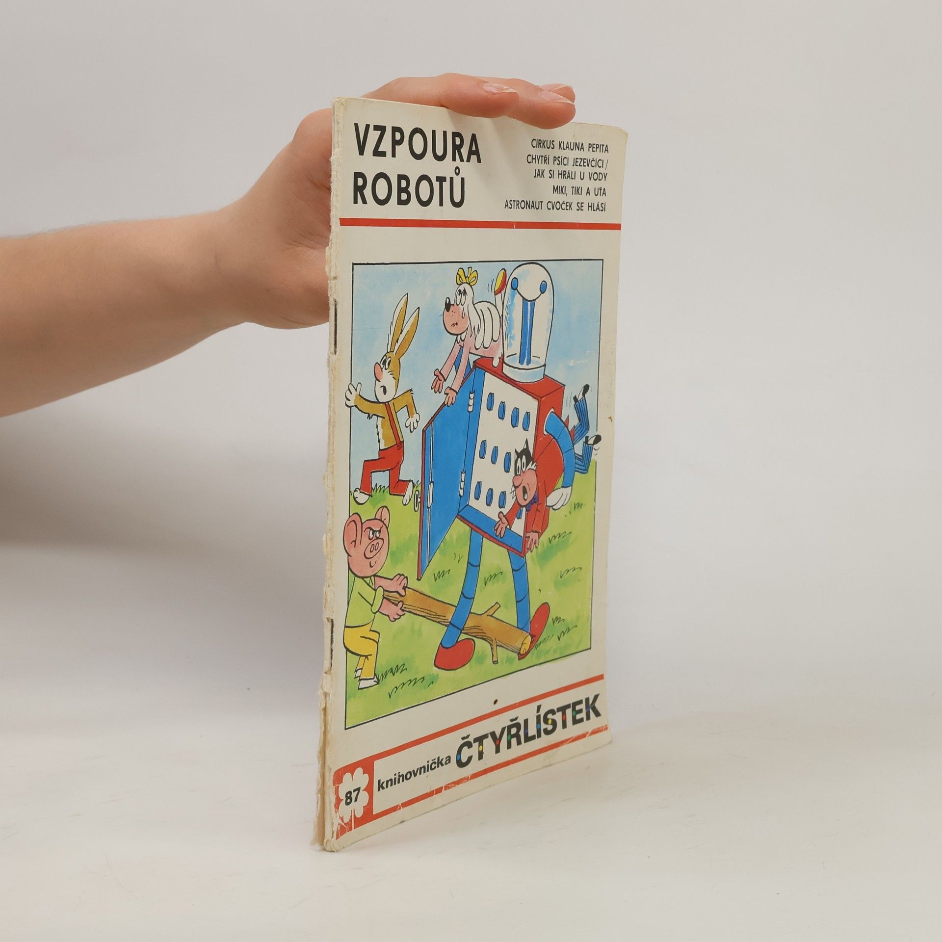 Jaroslav Němeček Čtyřlístek 87. Vzpoura robotů