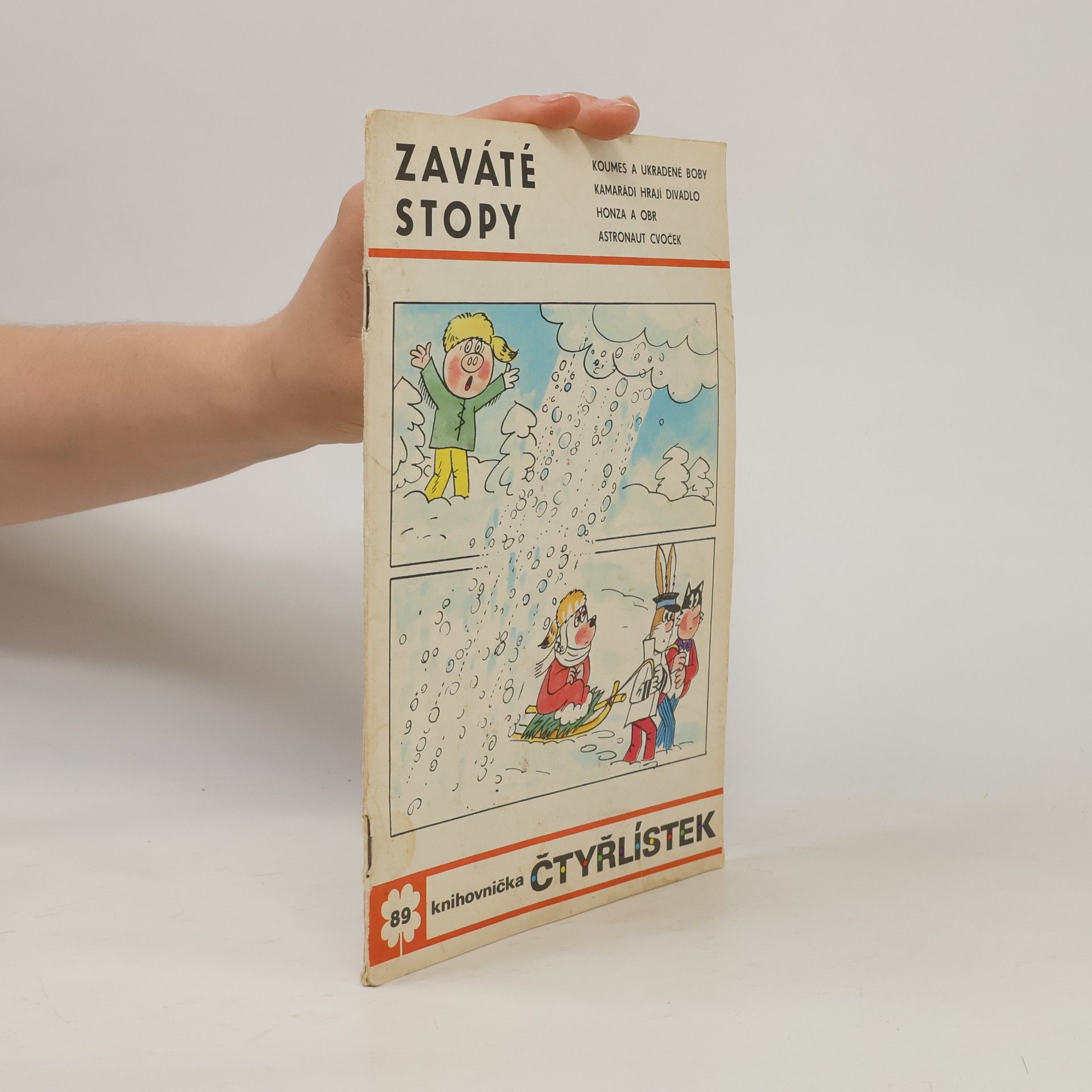 Ljuba Štíplová Čtyřlístek 89. Zaváté stopy
