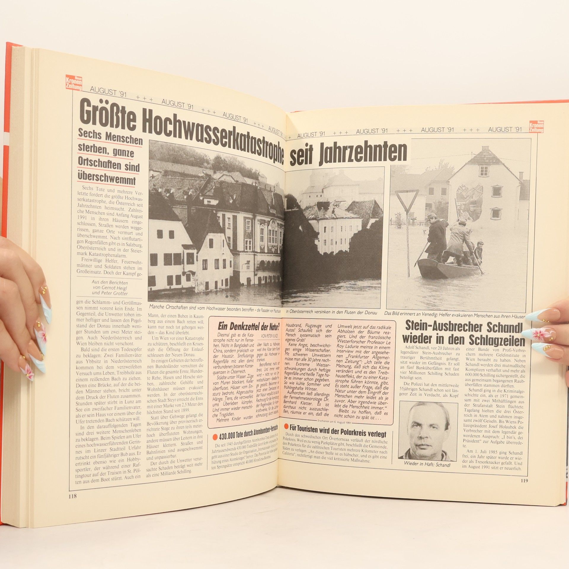Georg Markus Schlagzeilen 1991