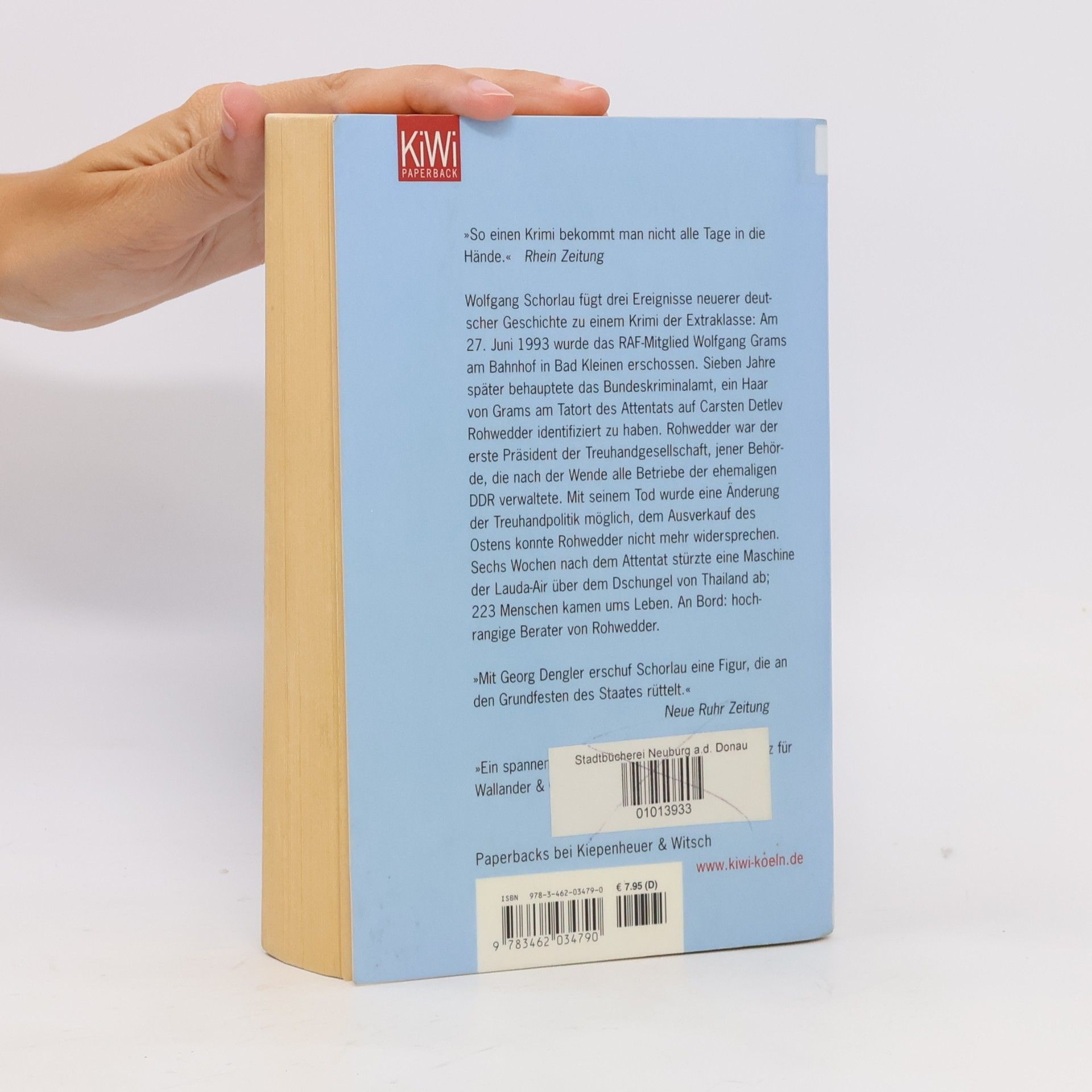 Wolfgang Schorlau Die blaue Liste