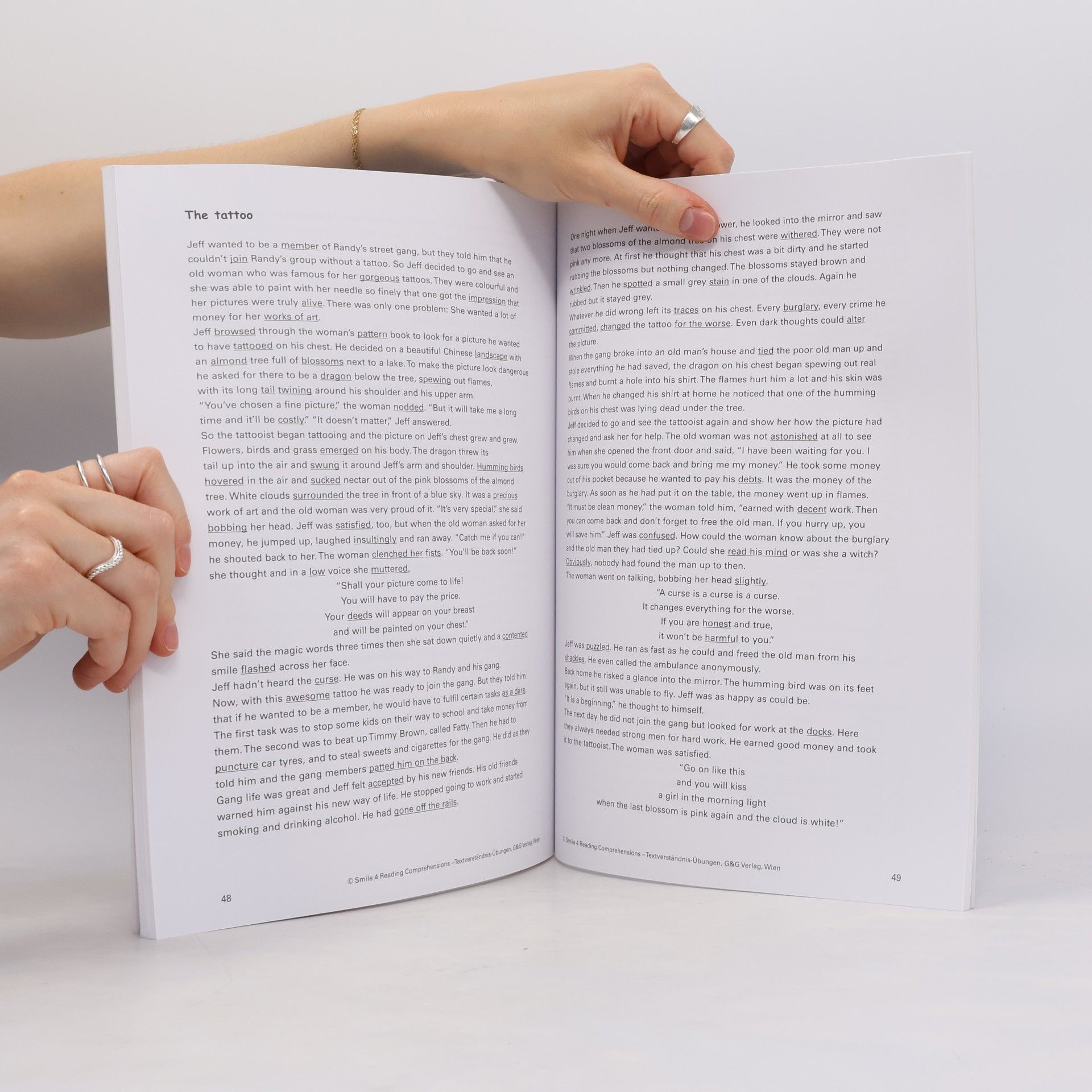 Claudia Lichtenwagner Reading Comprehensions IV