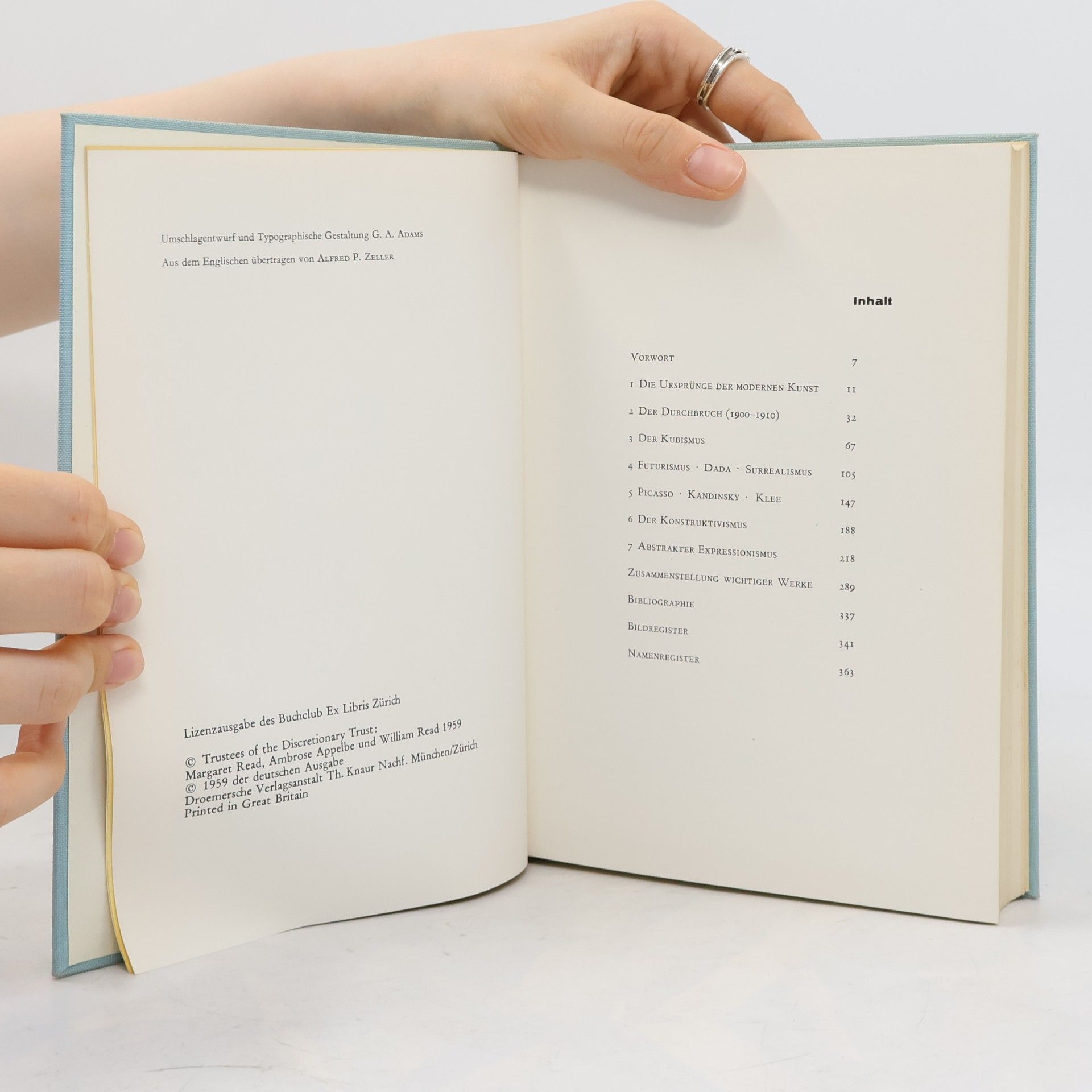 Herbert Edward Read Geschichte der modernen Malerei