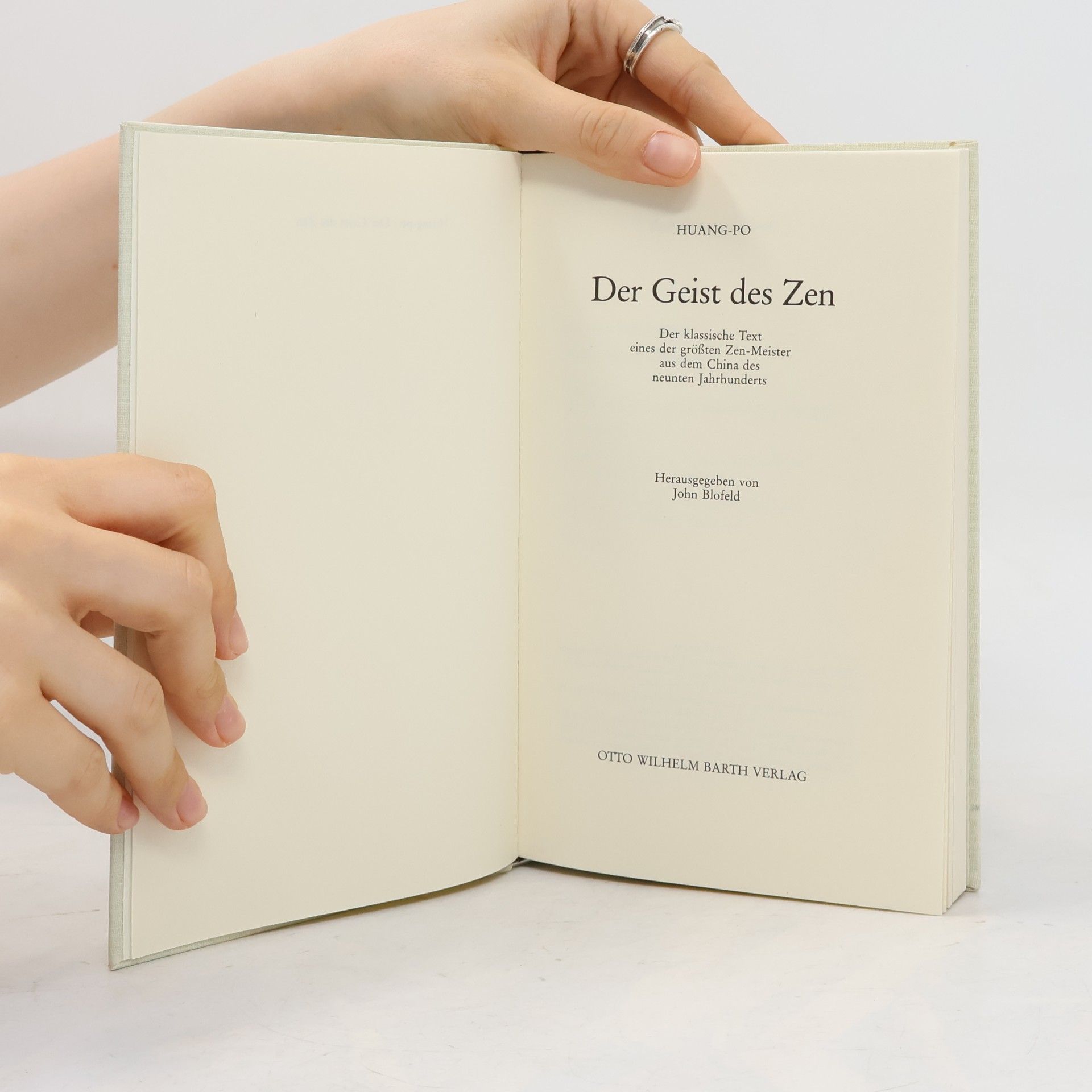 Huang Po Der Geist des Zen