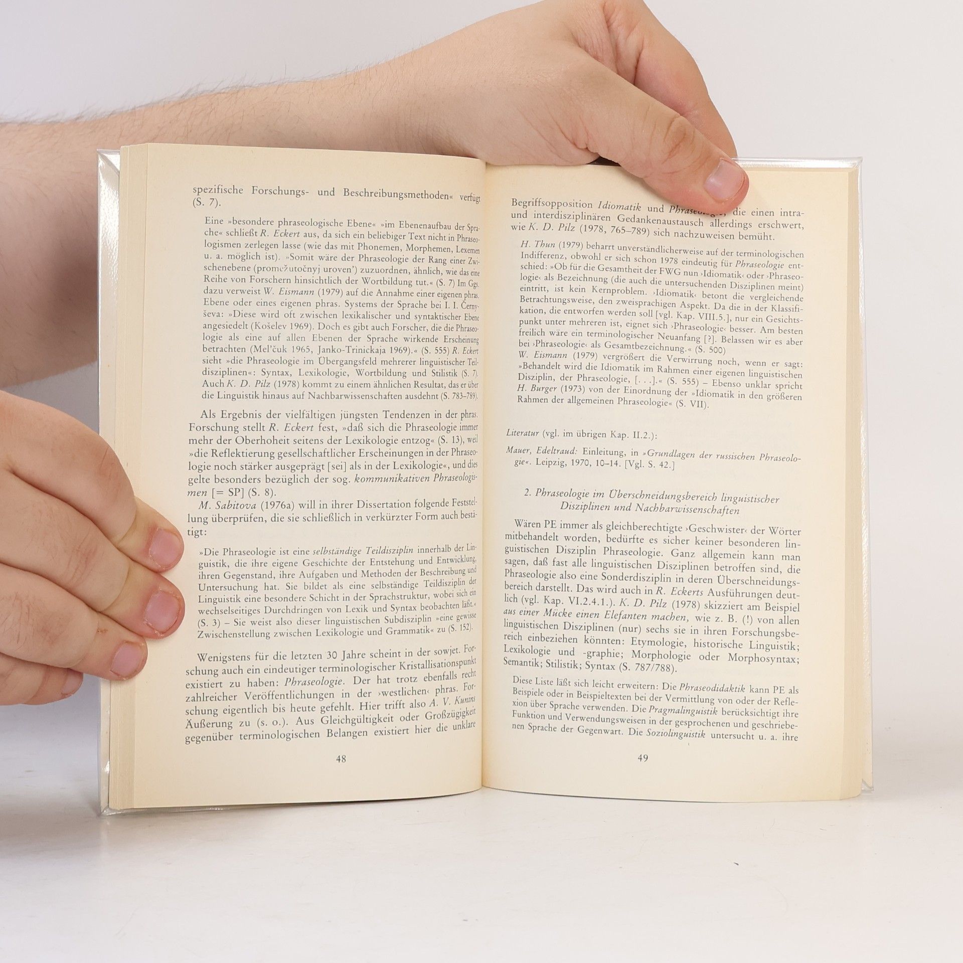 Klaus Dieter Pilz Sammlung Metzler - 198: Phraseologie