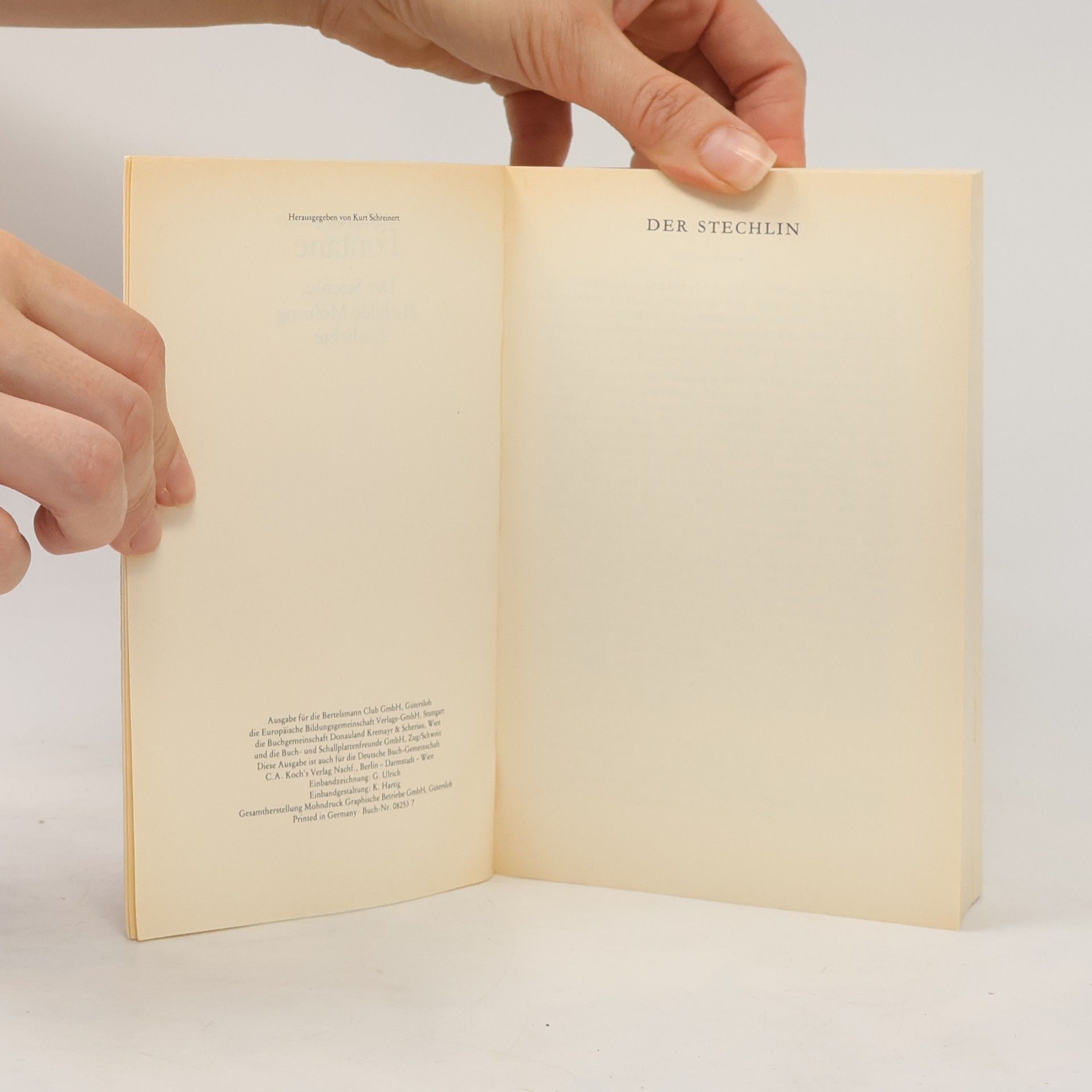 Theodor Fontane Theodor Fontane. Werkauswahl in vier Bänden 1-4