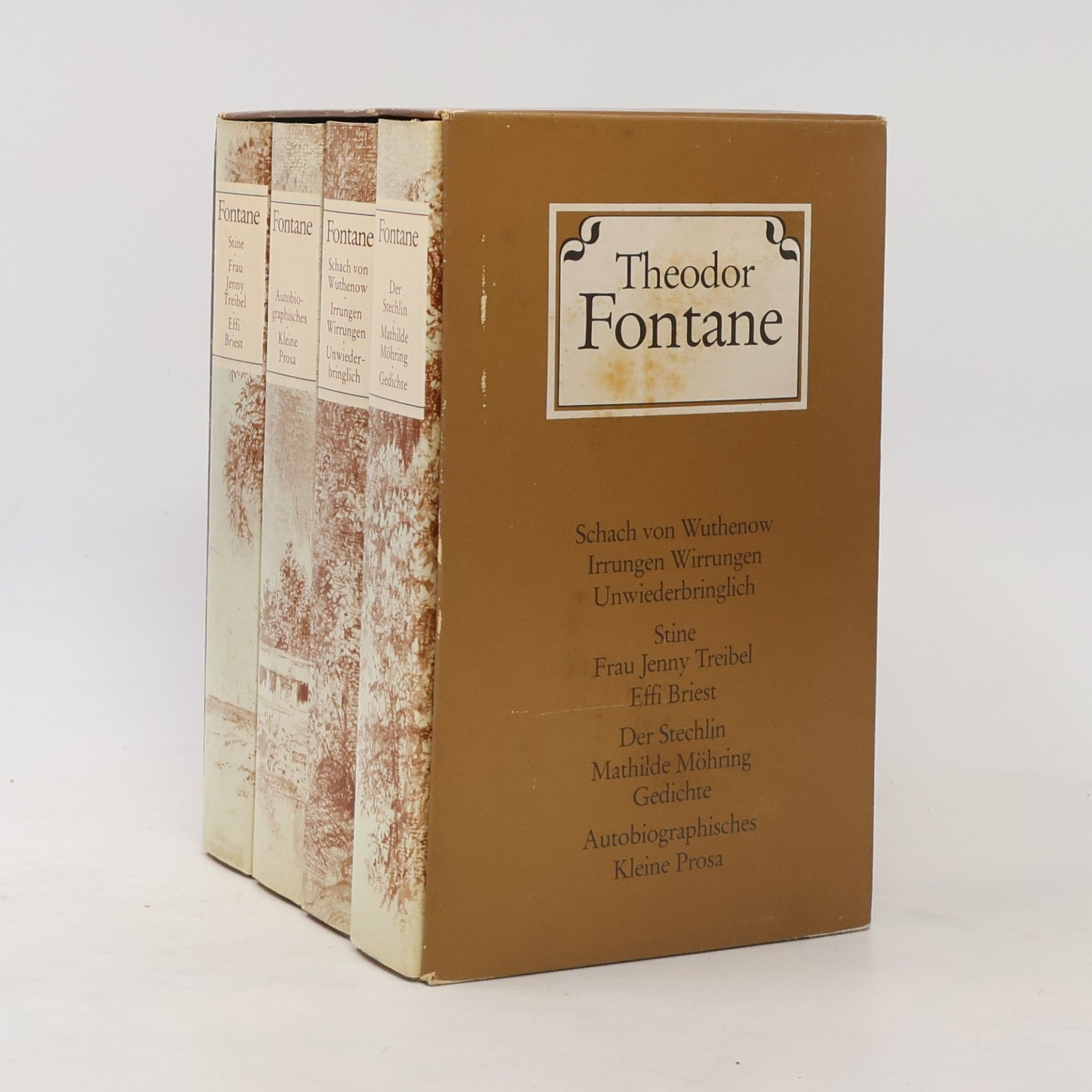 Theodor Fontane Theodor Fontane. Werkauswahl in vier Bänden 1-4