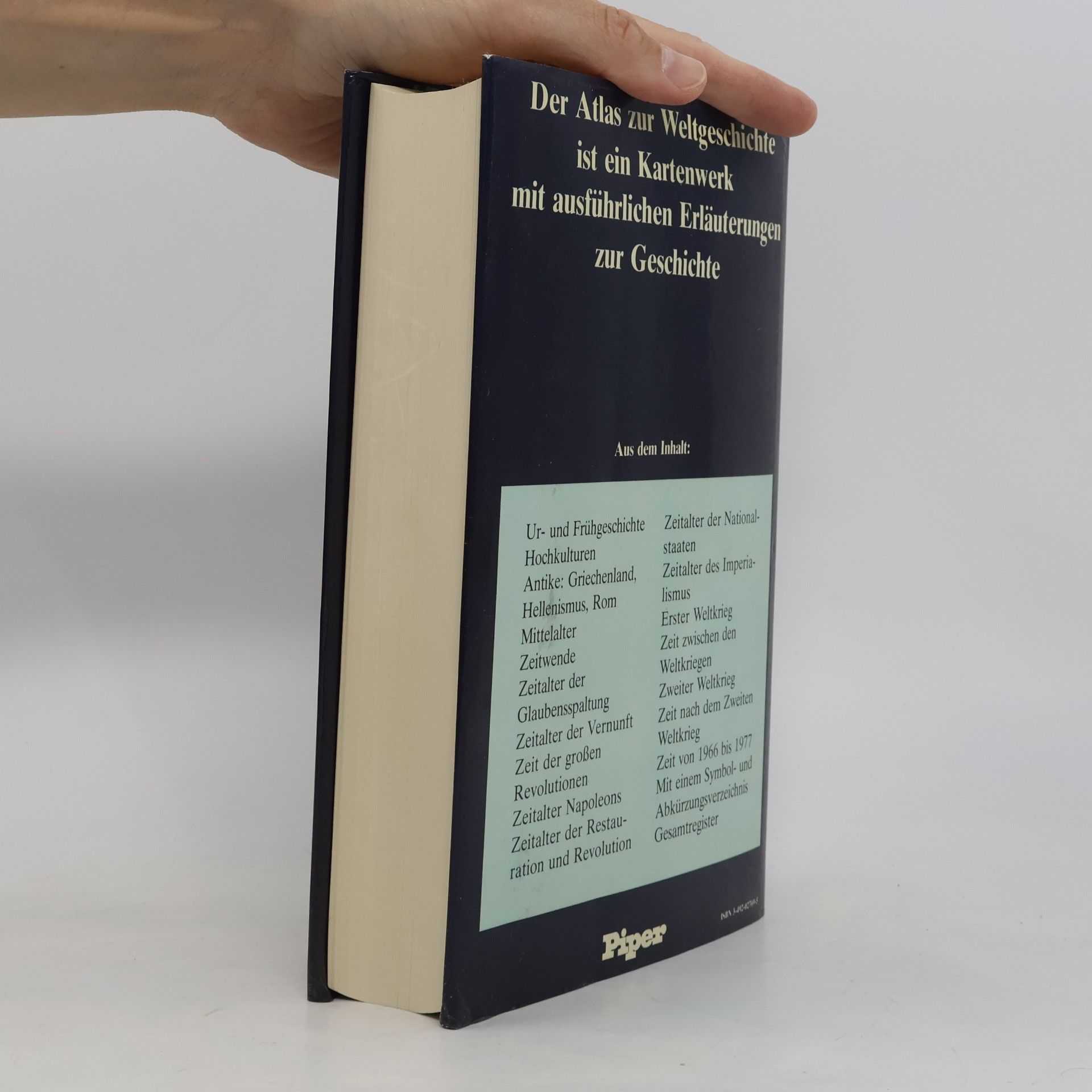 Hermann Kinder Atlas zur Weltgeschichte. Von den Anfängen bis zur Gegenwart