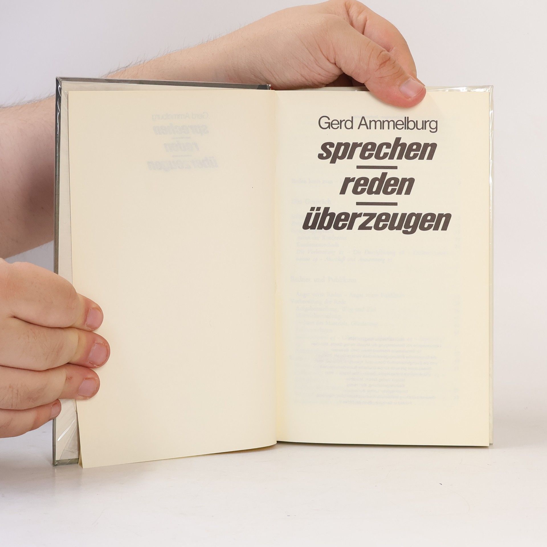 Gerd Ammelburg Sprechen, reden, überzeugen