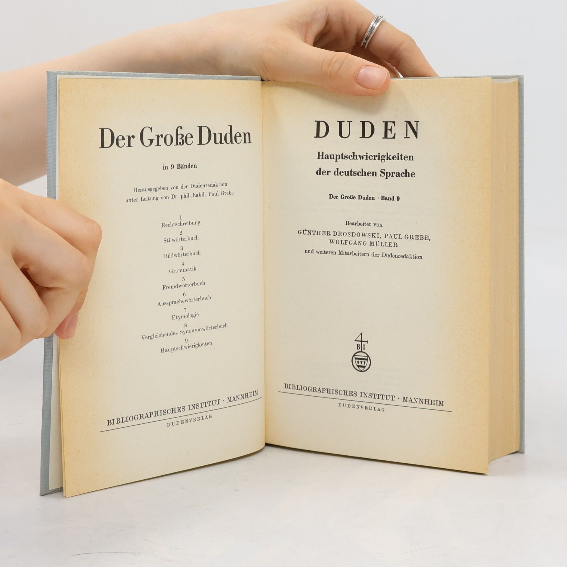 Kolektiv autorů Der Große Duden 9. Hauptschwierigkeiten der deutschen Sprache