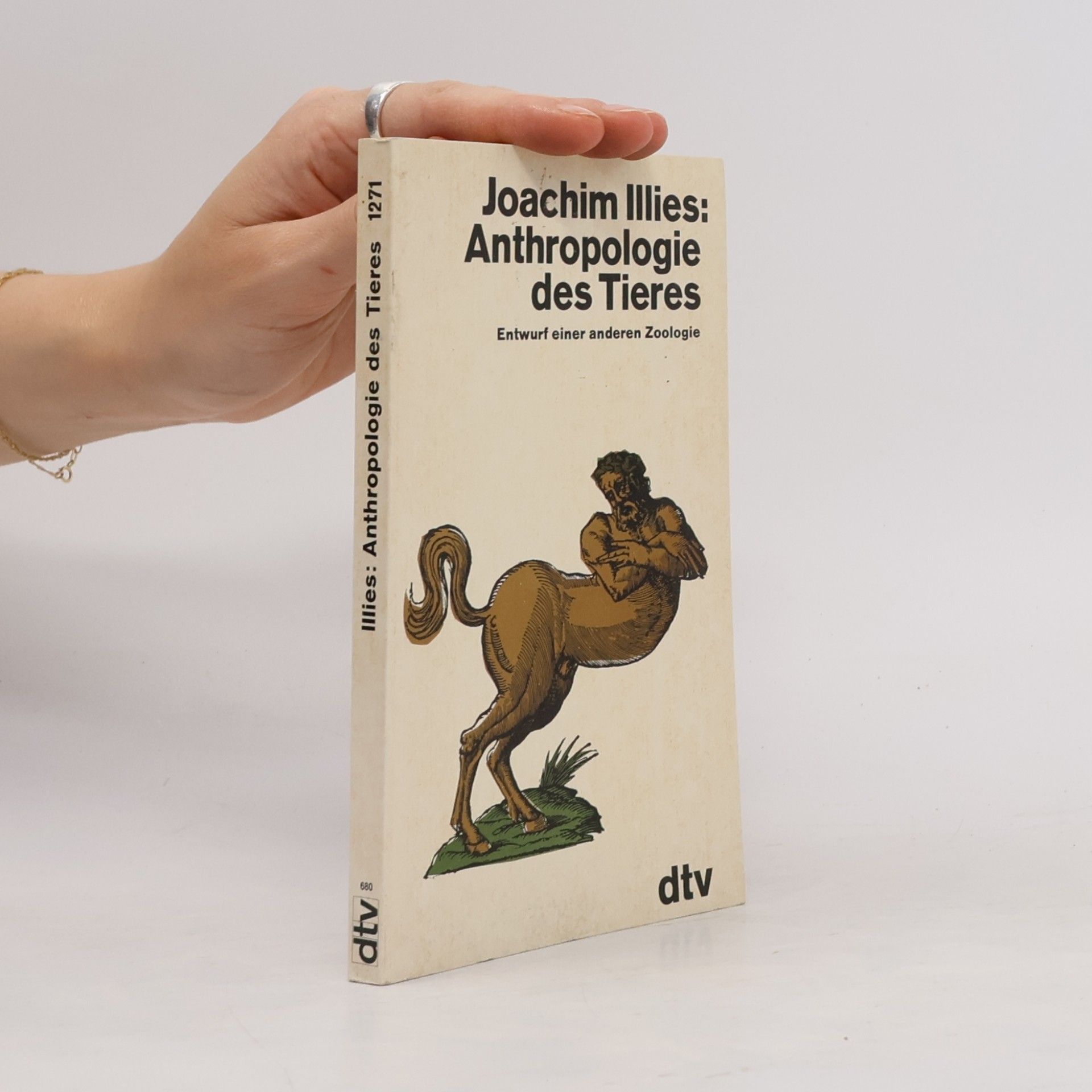 Joachim Illies Anthropologie des Tieres