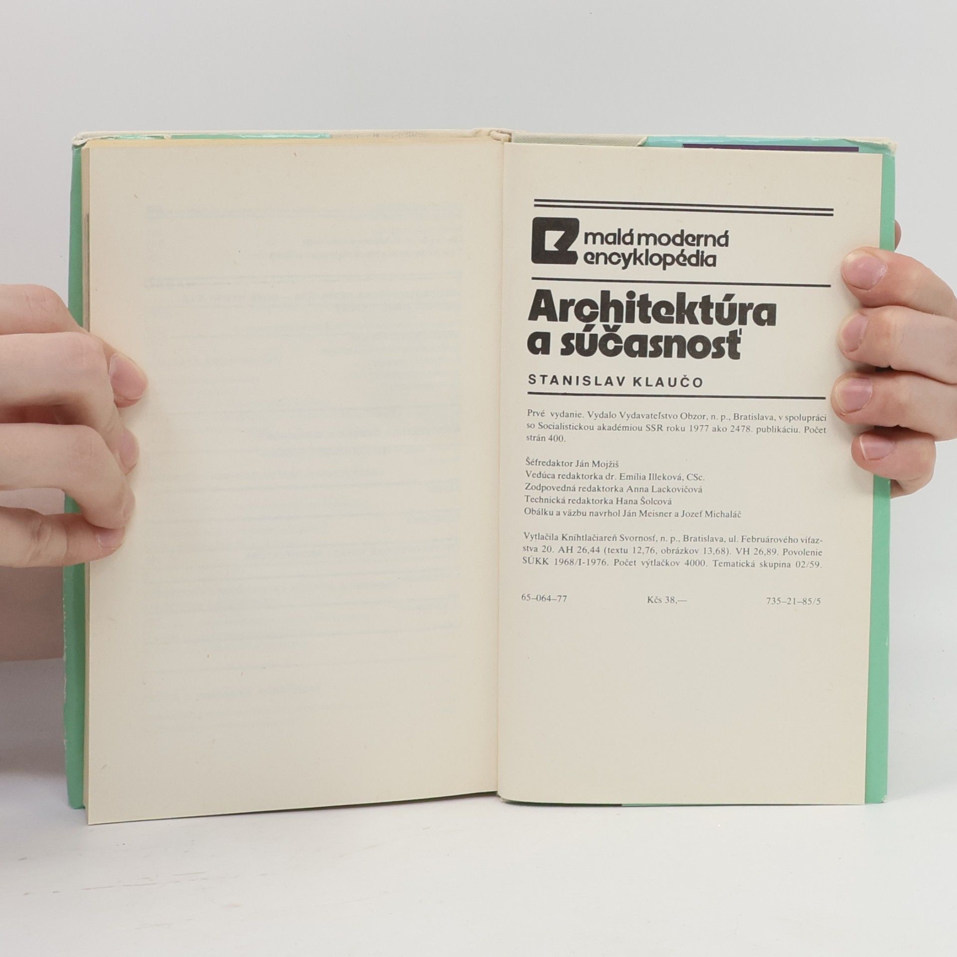 Stanislav Klaučo Architektúra a súčasnosť