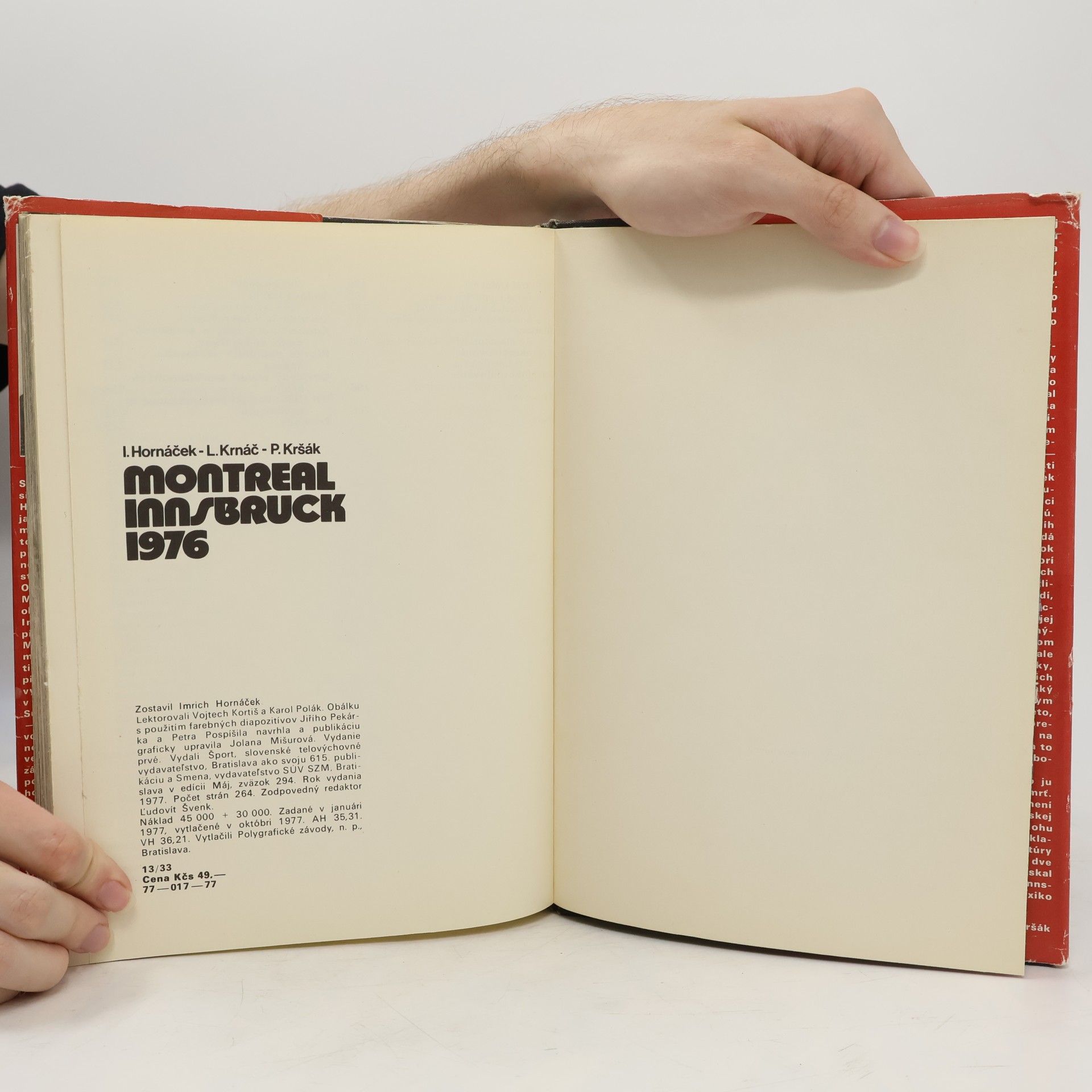Imrich Hornáček Montreal Innsbruck 1976
