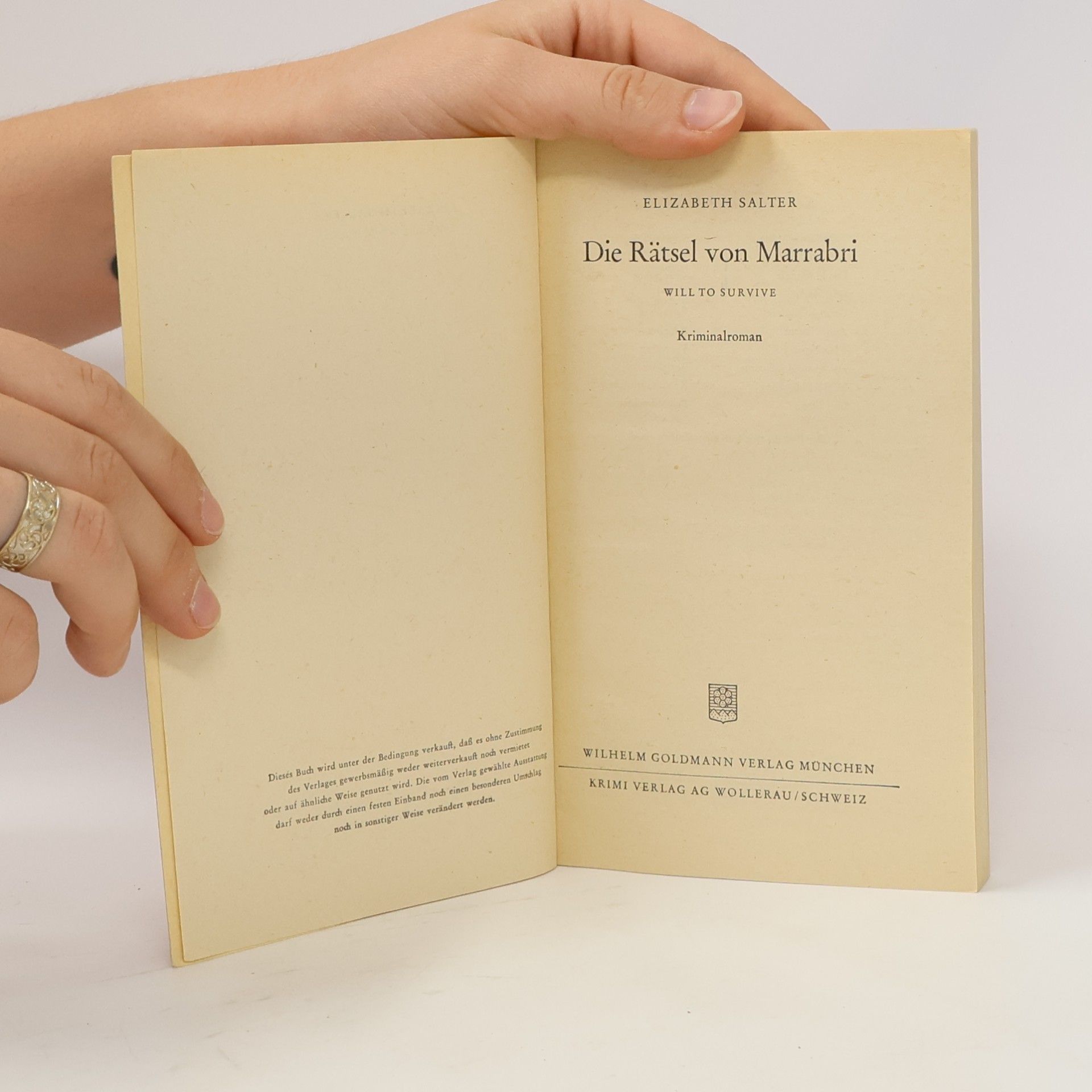 Elizabeth Salter Die Rätsel von Marrabri