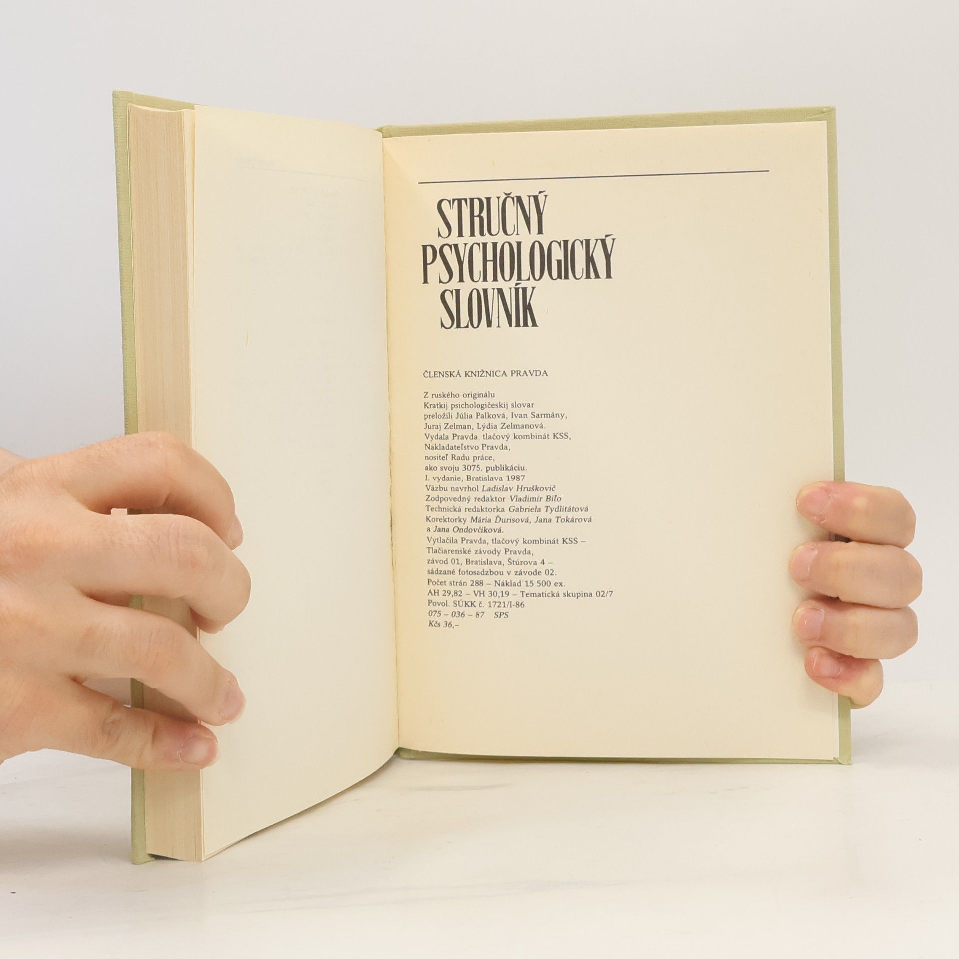 Autorenkollektiv Stručný psychologický slovník