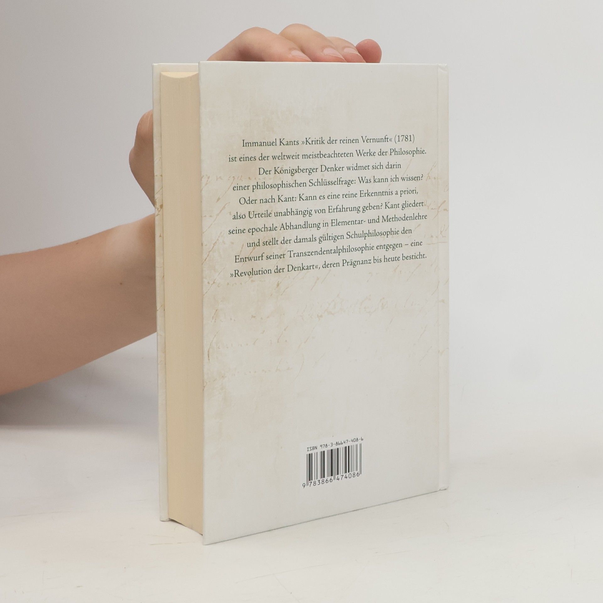 Immanuel Kant Kritik der reinen Vernunft