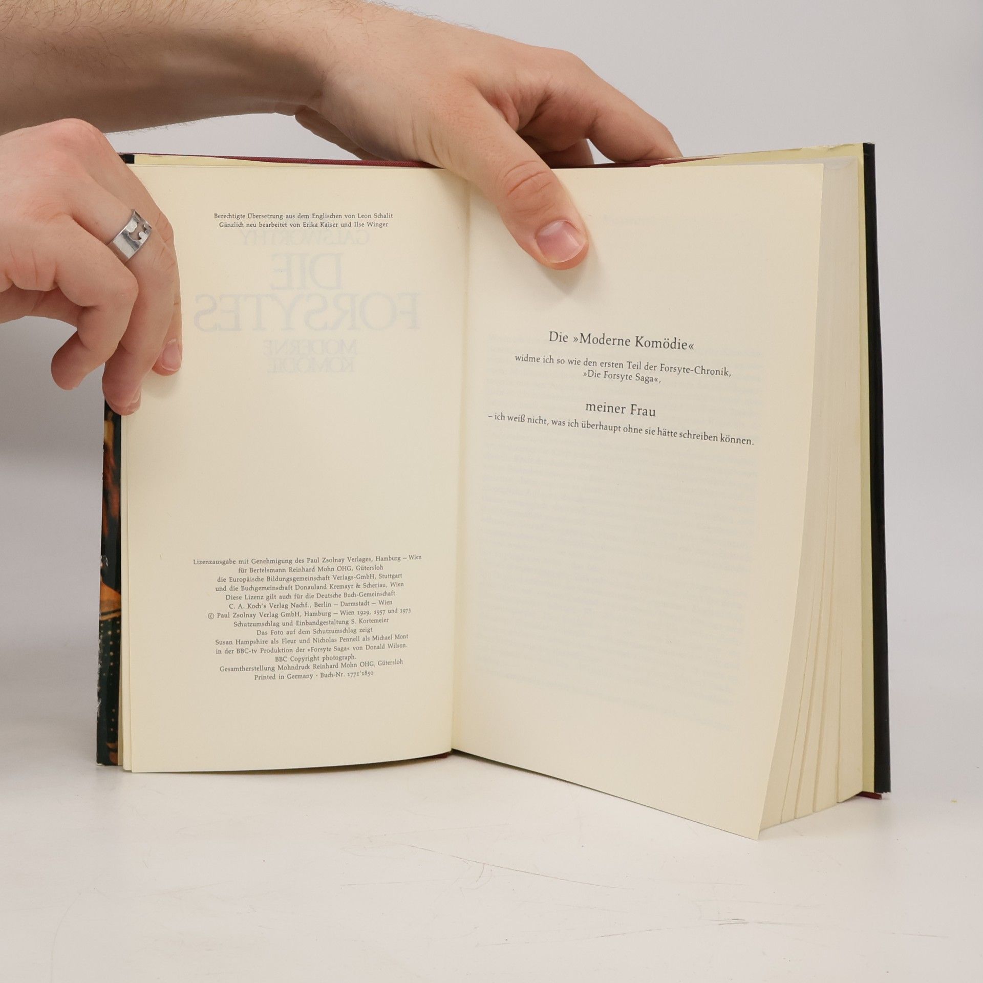 John Galsworthy Die Forsytes. Moderne Komödie